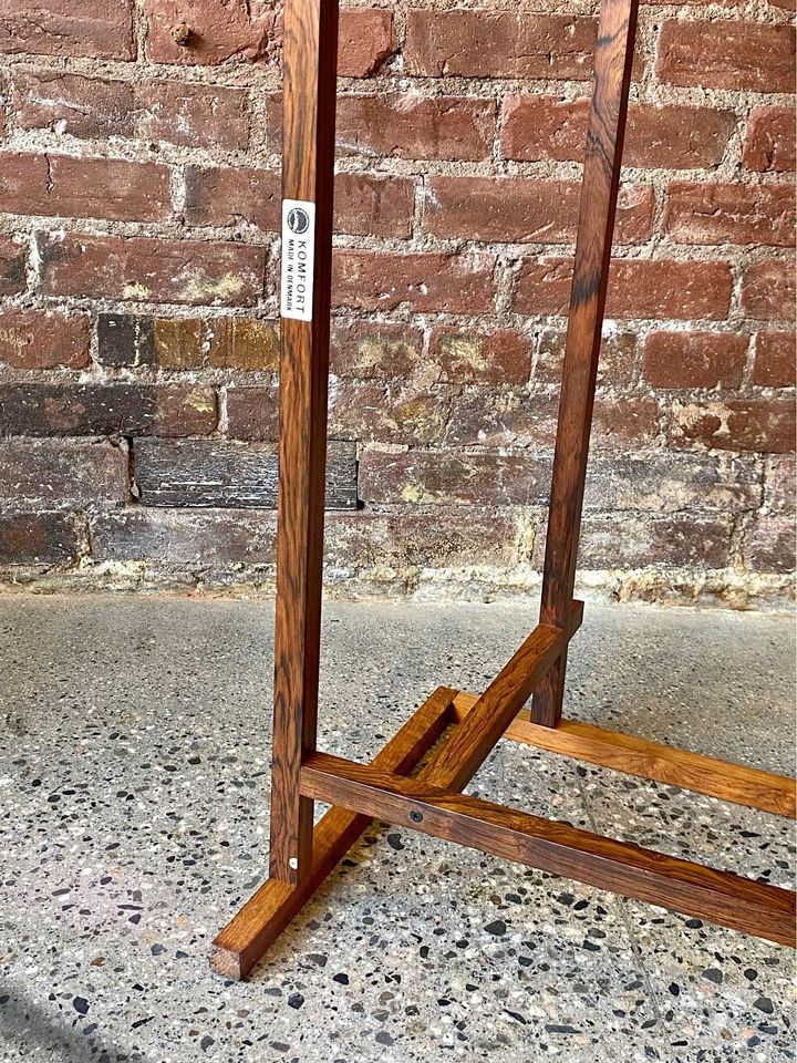 1960s Danish Rosewood and Glass Coffee Table by Henning Norgaars