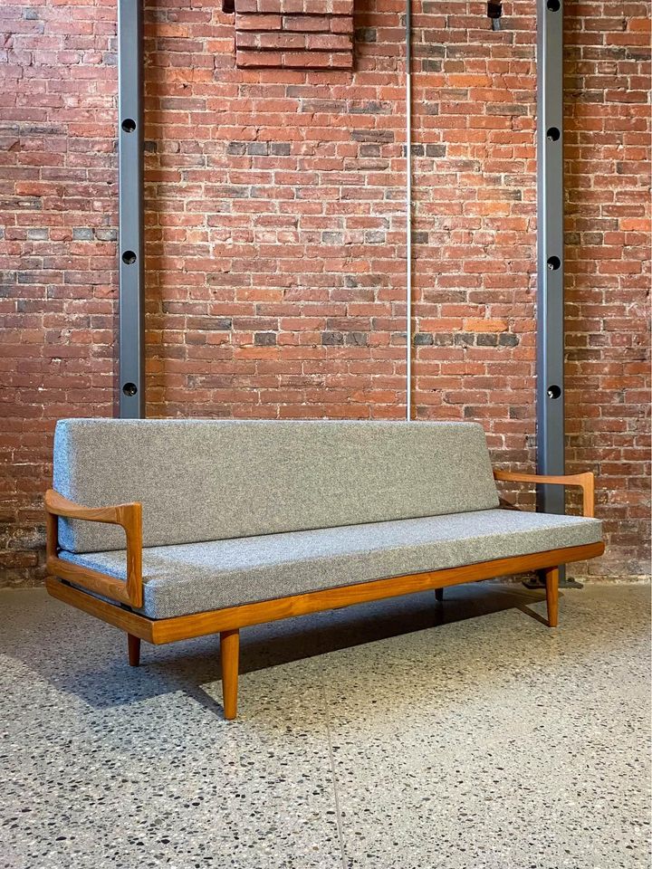 1960s Norwegian Teak Daybed Sofa