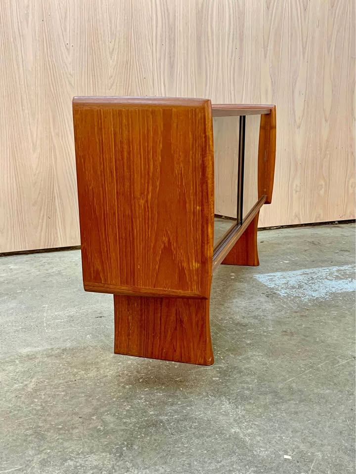 1960s Norwegian Teak Hutch Cabinet