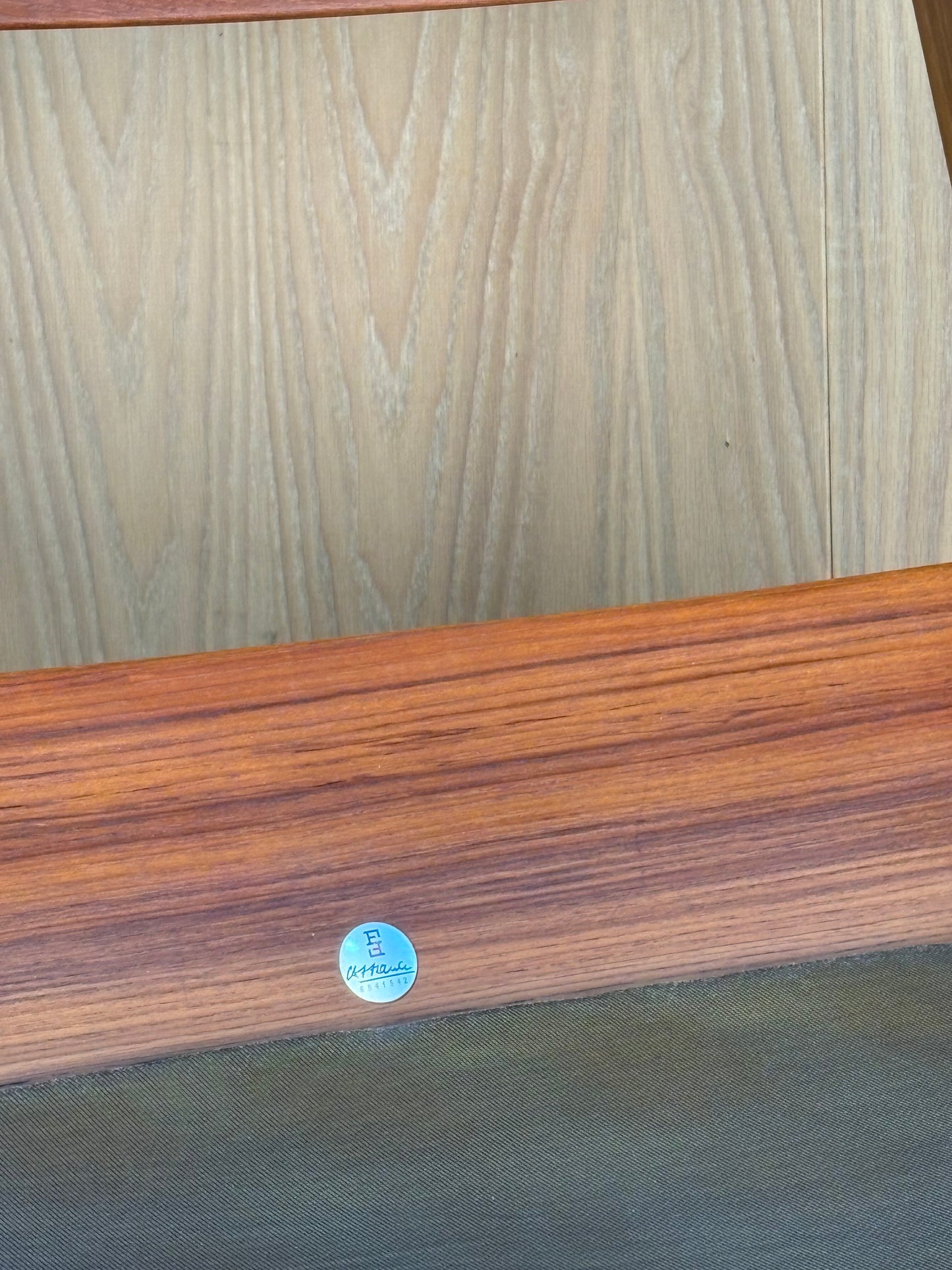 Pair of 1960s Danish Teak Lounge Chairs by Ole Wanscher