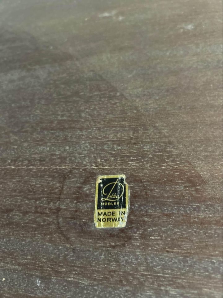 Pair of 1960s Brazilian Rosewood Side End Coffee Tables made in Norway