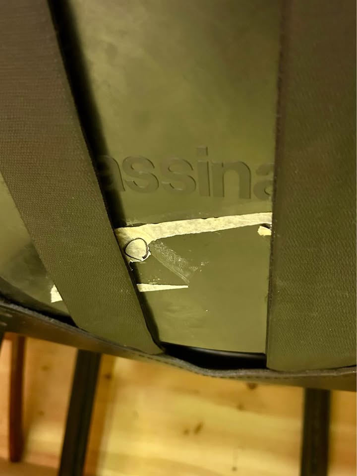 Pair of Vintage Italian Leather CAB 413 Chairs by Mario Bellini for Cassina