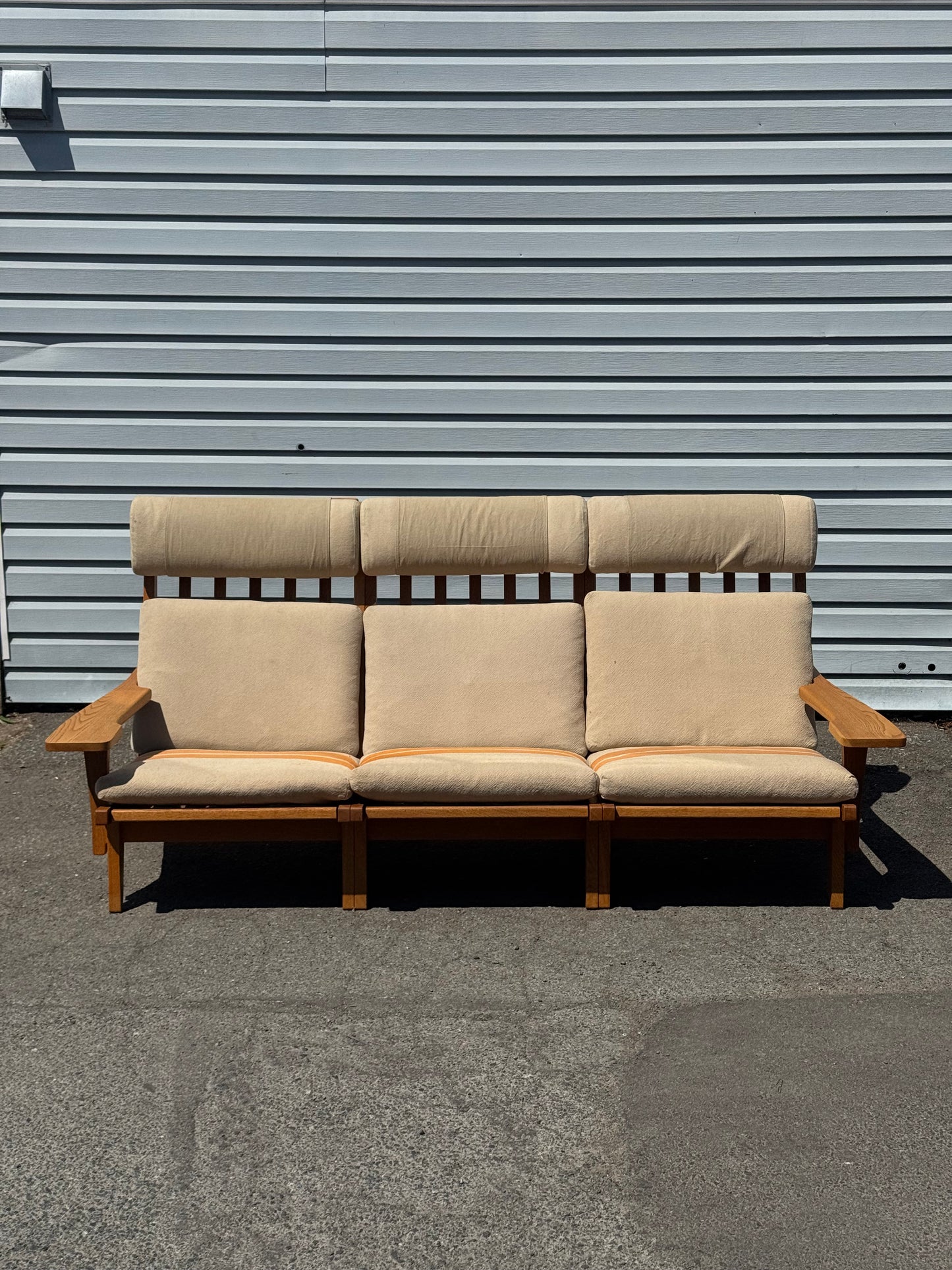1960s GE-375 Modular Seating System by Hans J. Wegner for Getama in oak
