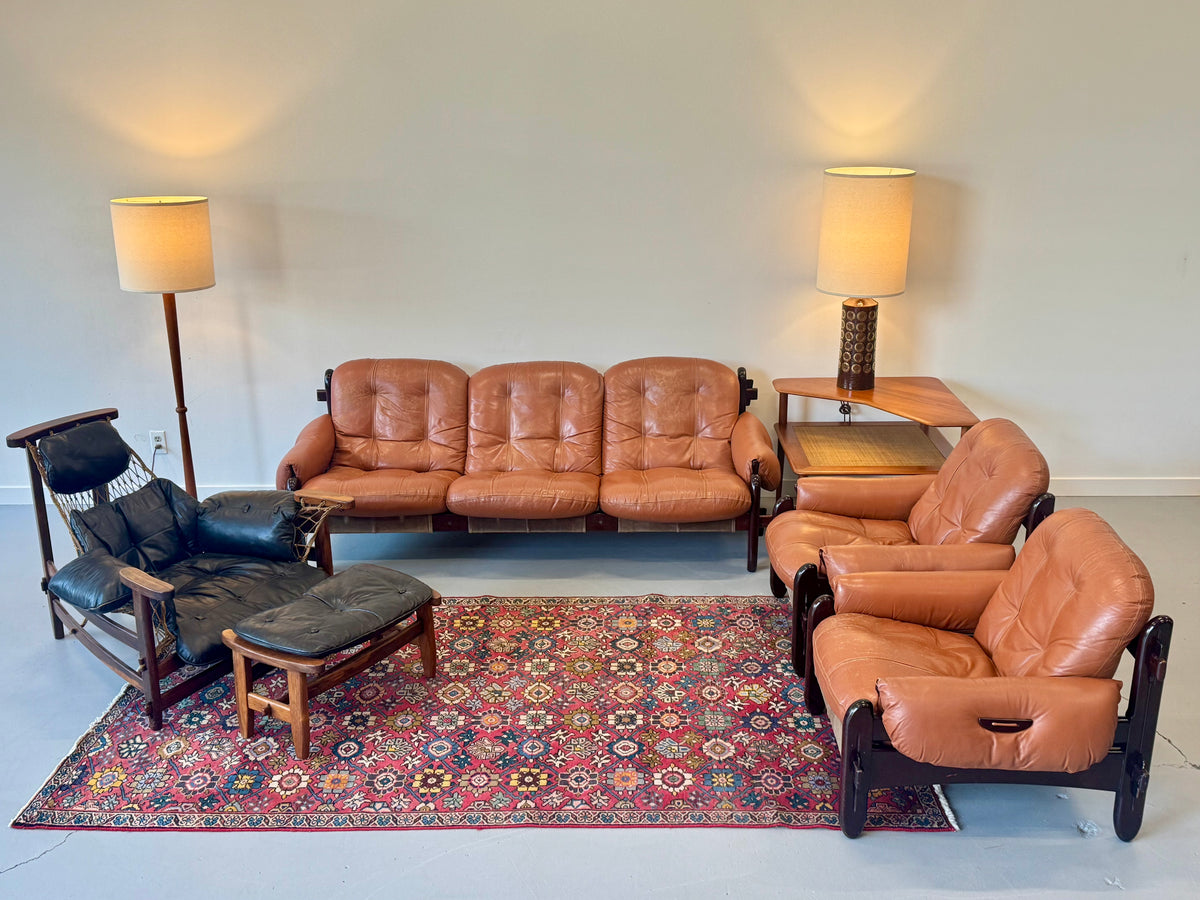 1970s Lounge Chair by Jean Gillon for Probel, completely original.