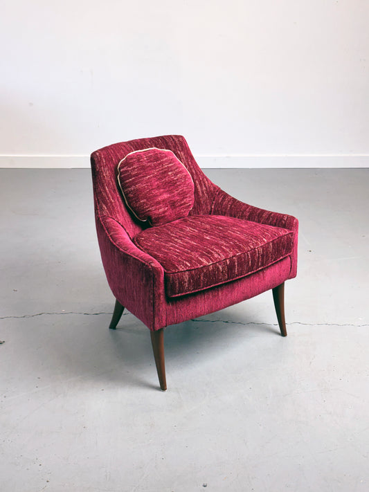 1960s Kroehler “Avant” Lounge Chair in Patterned Upholstery, USA.