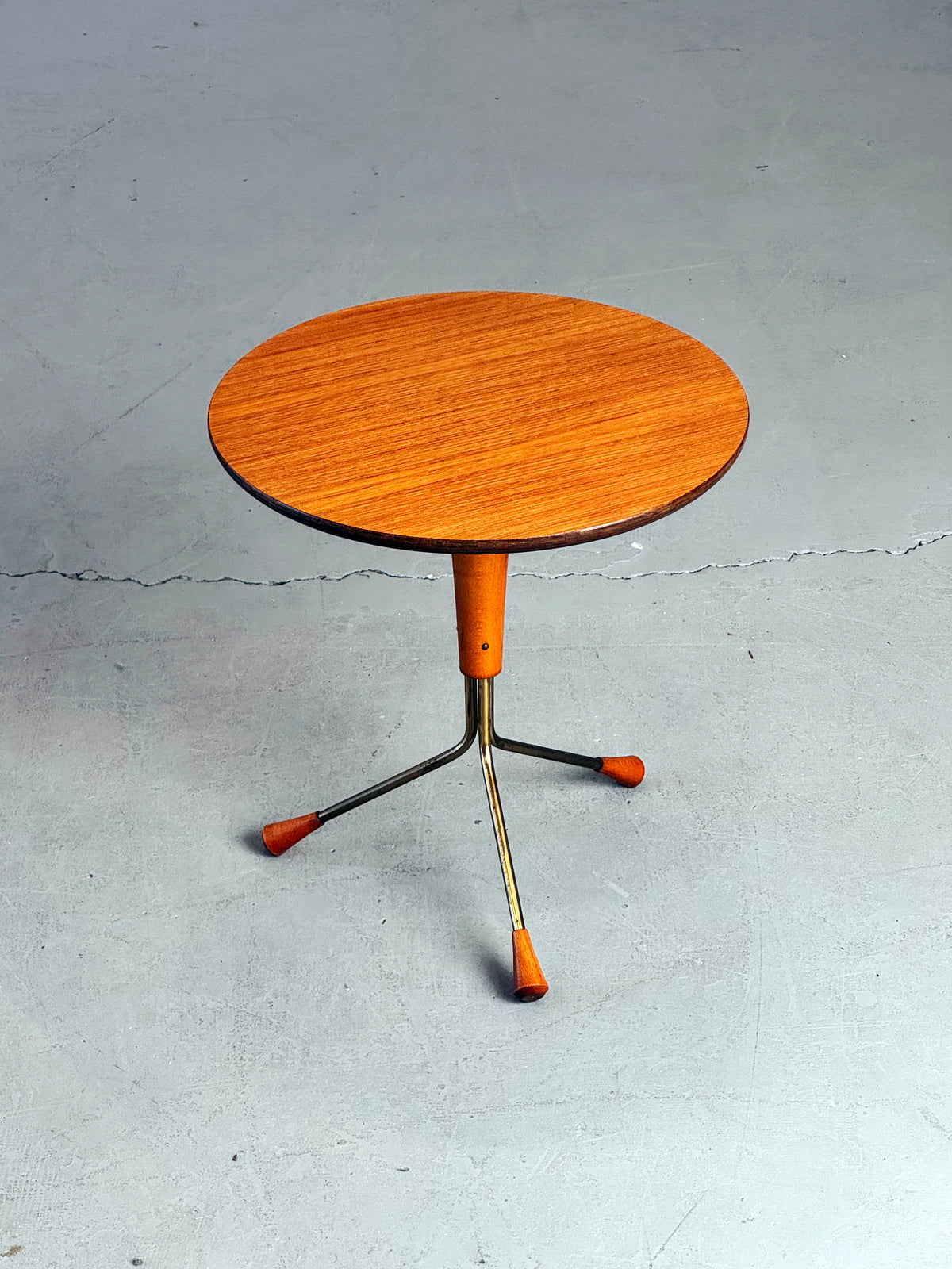 1950s Albert Larsson Model 99 “Albertsbordet” Teak Side Table for Alberts Tibro, Sweden.
