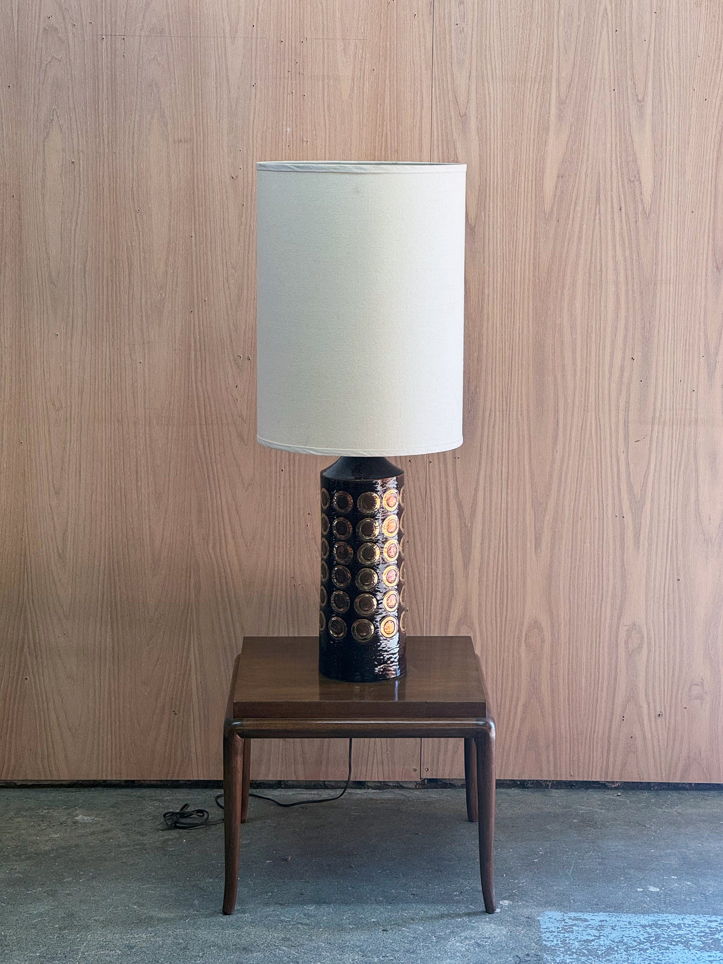 1970s Table Lamp by Bitossi Ceramiche in glazed ceramic