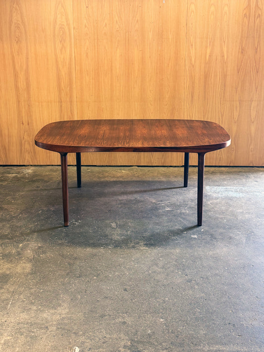 1960s Extending Dining Table by Harry Østergaard for Randers Møbelfabrik in rosewood
