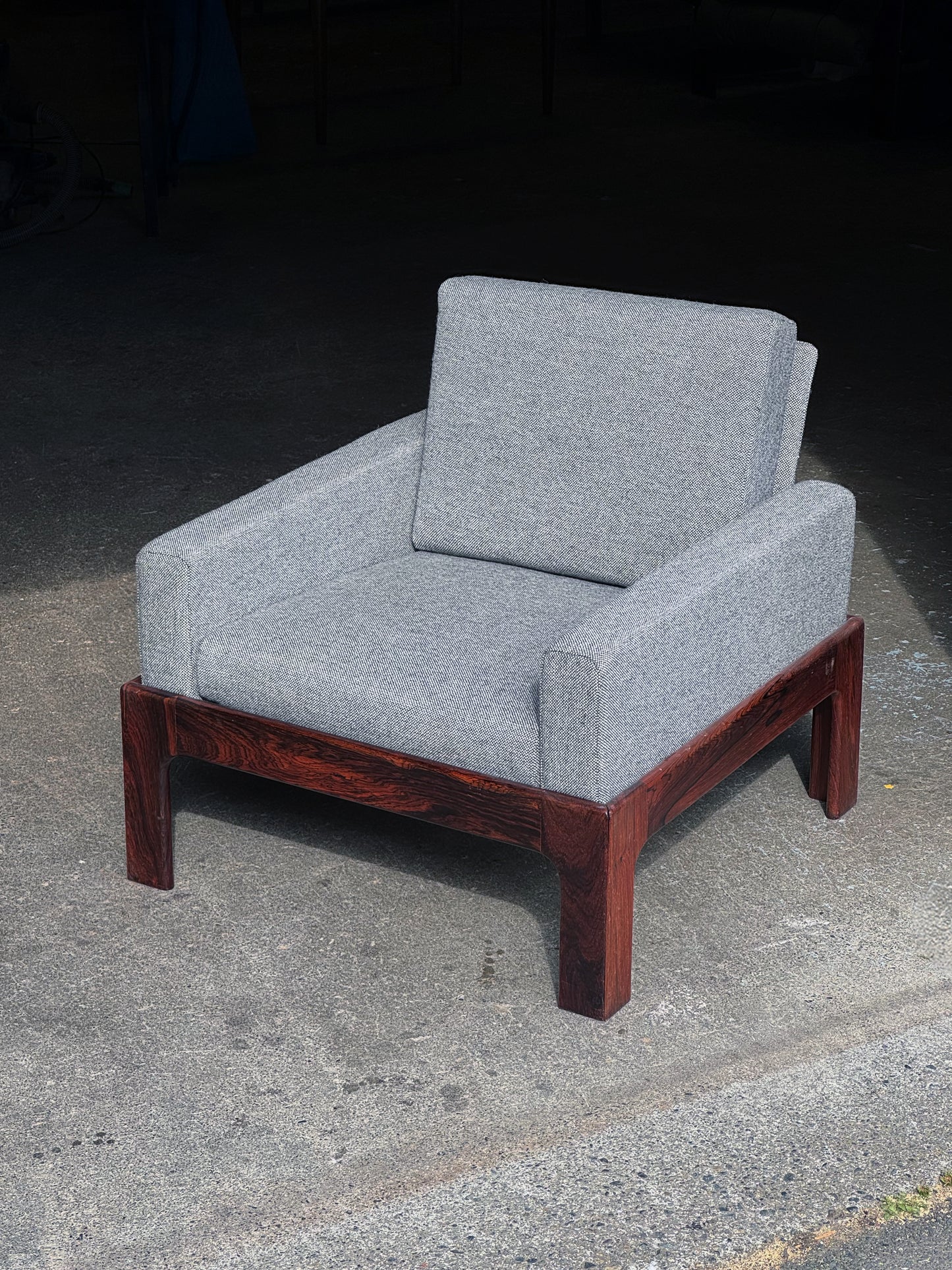 1960s Brazilian Rosewood Lounge Chair by Illum Wikkelso for N. Eilersen