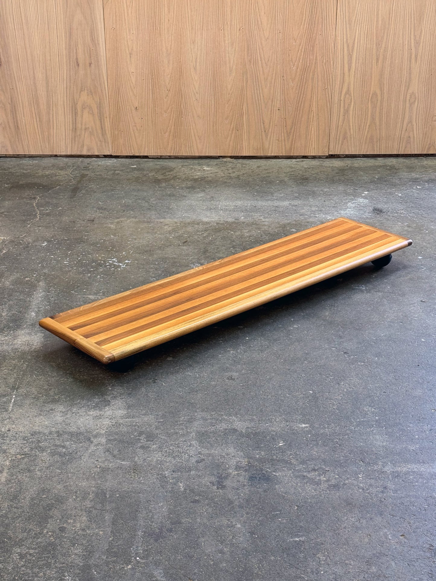 1970s Pianura coffee table rectangular by Mario Bellini for Cassina in Italian walnut