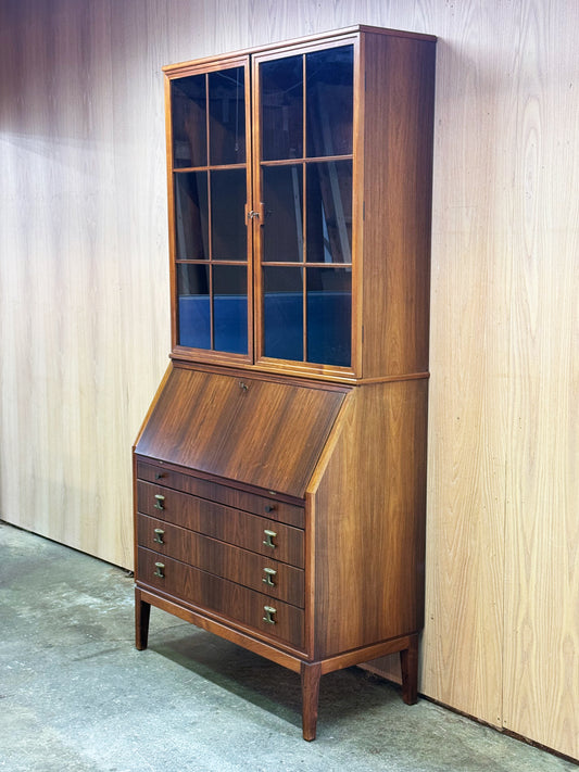 1960s Secretary Bookcase in rosewood