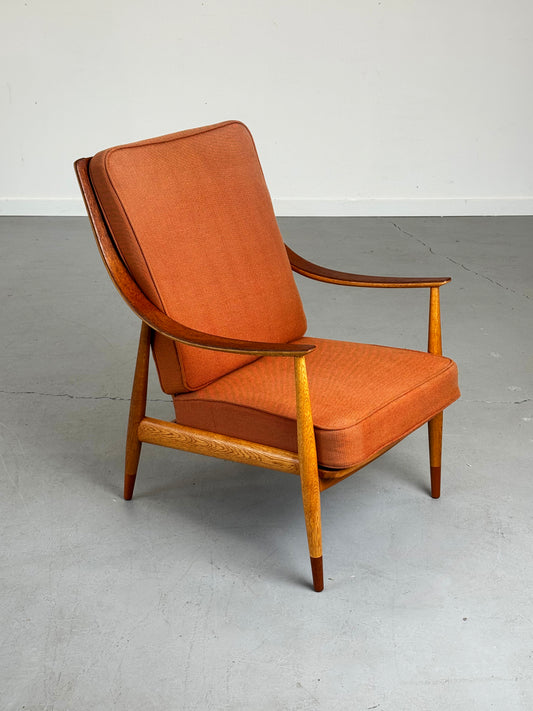 1950s Peter Hvidt & Orla Mølgaard-Nielsen FD 145 Lounge Chair for France & Daverkosen.