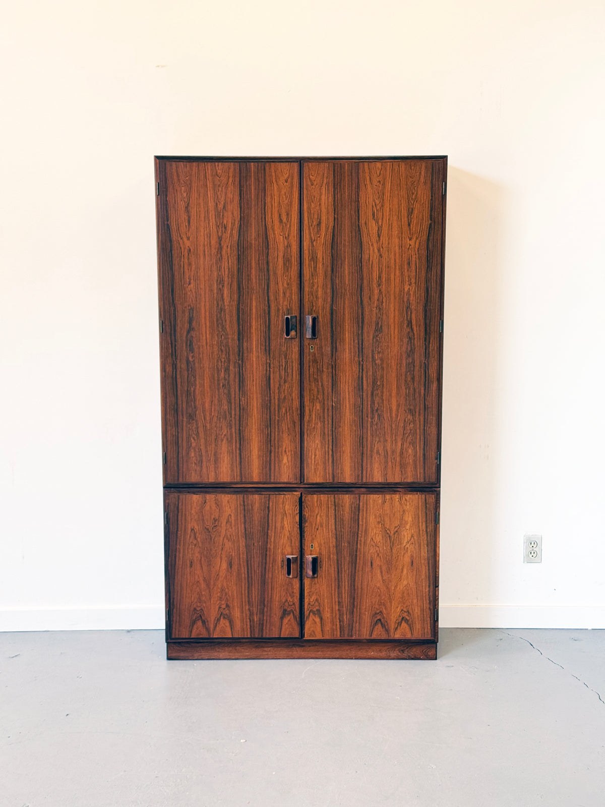 1960s Modular Cabinet by Børge Mogensen for Søborg Møbelfabrik in rosewood