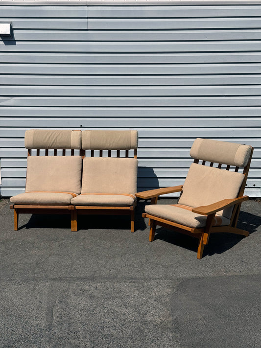 1960s GE-375 Modular Seating System by Hans J. Wegner for Getama in oak