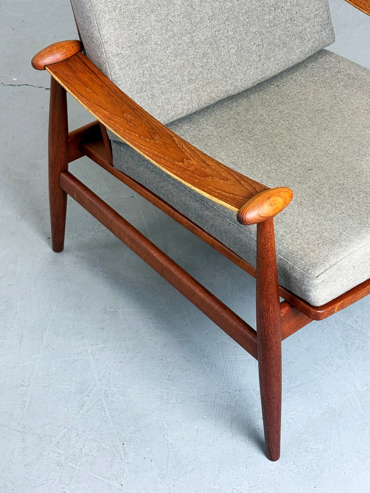 1950s Finn Juhl FD 133 “Spade Chair” for France & Daverkosen in Teak.