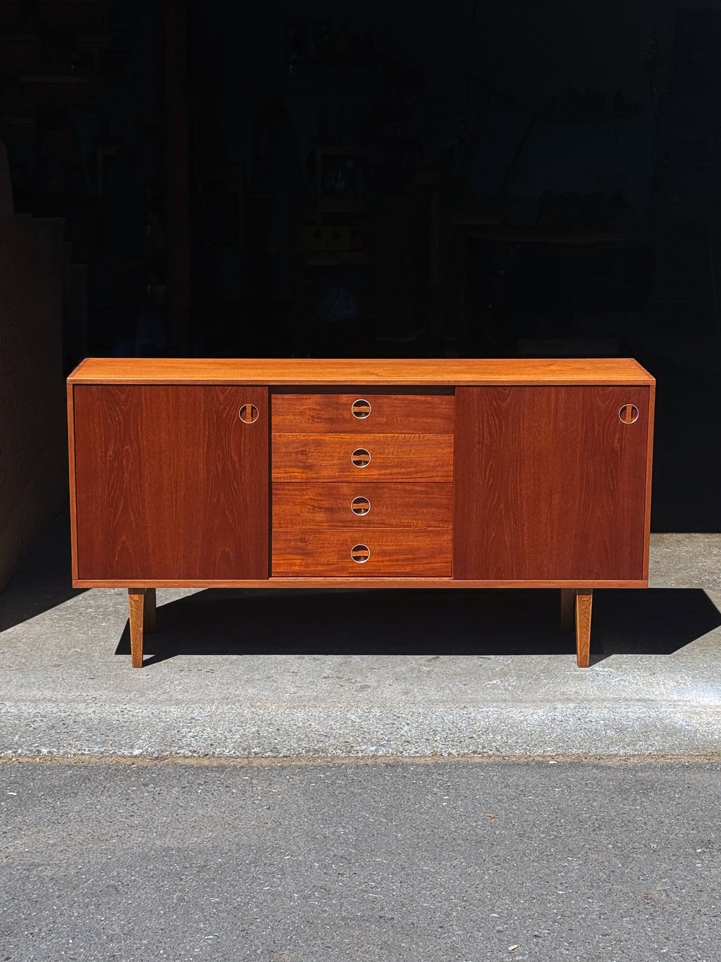 1960s Credenza by Bräntorps Industrier in teak