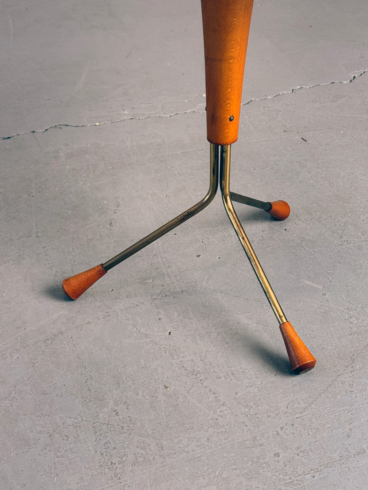 1950s Albert Larsson Model 99 “Albertsbordet” Teak Side Table for Alberts Tibro, Sweden.