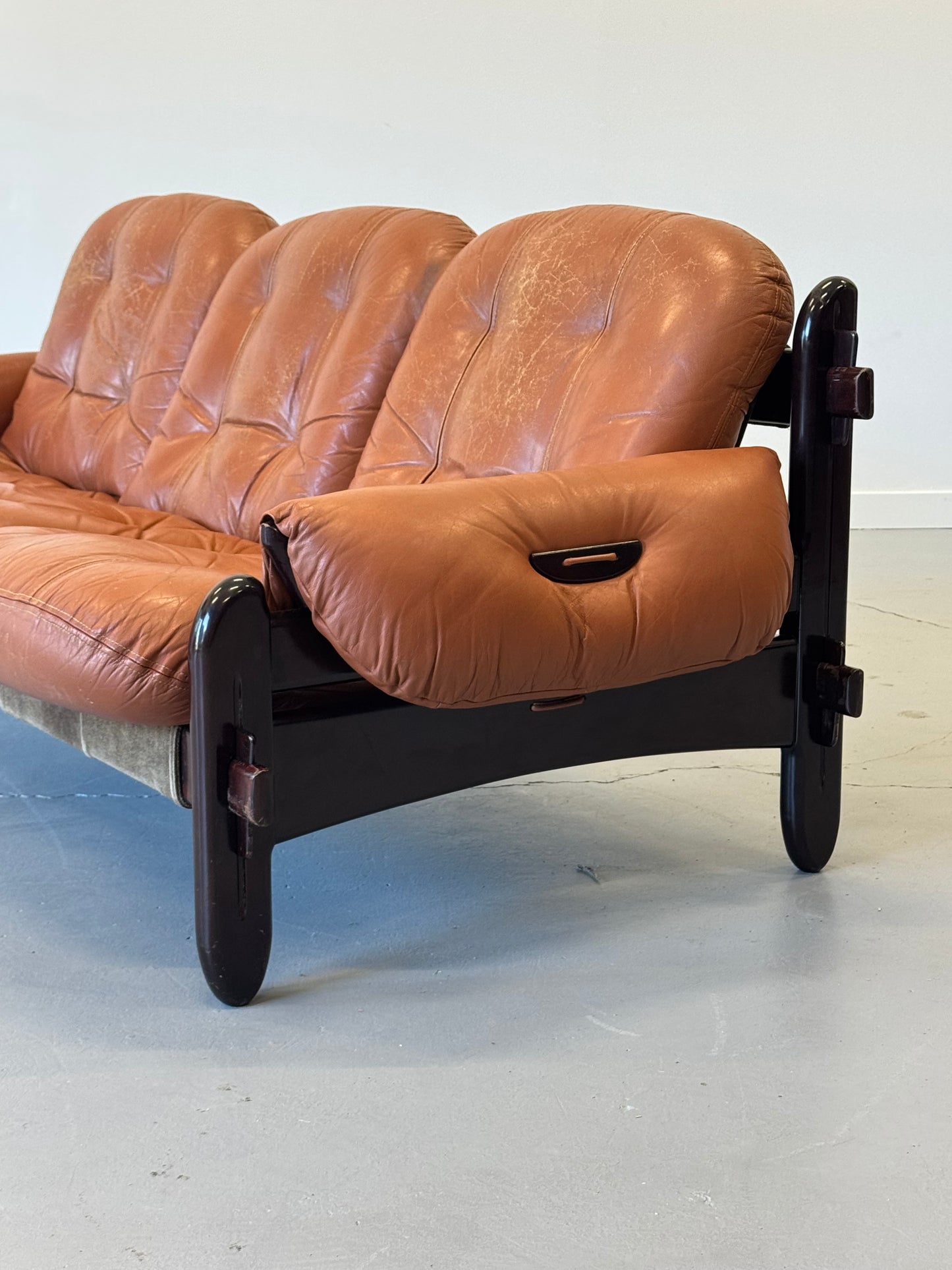 1970s Sofa by Jean Gillon for Probel, completely original.