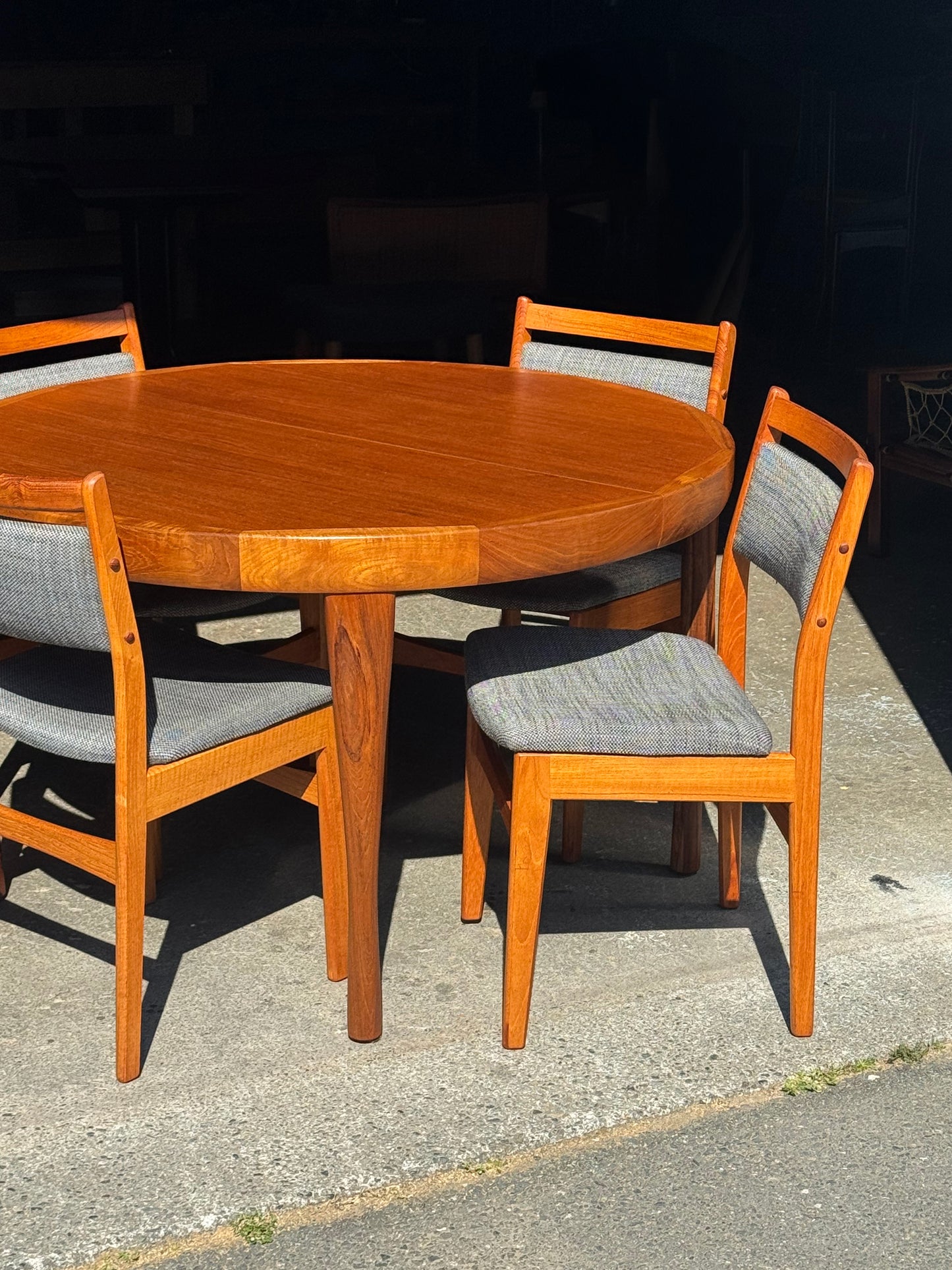 1960s Dining Chairs by Nordic Furniture in teak