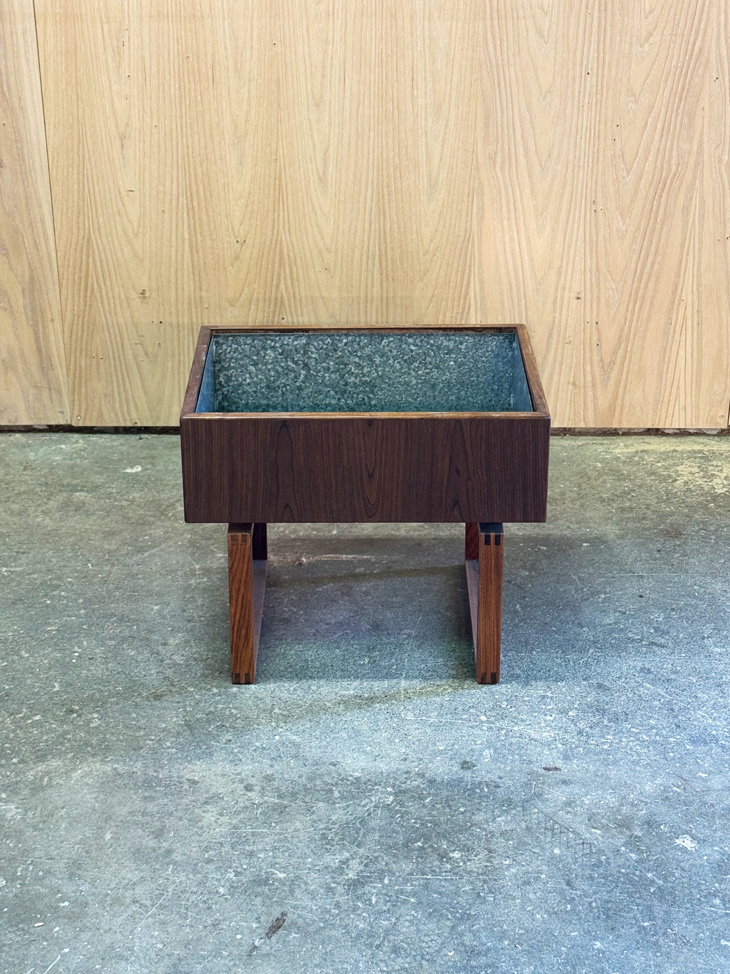 1960s Planter Table by Kai Kristiansen for Salin Mobler in teak and rosewood