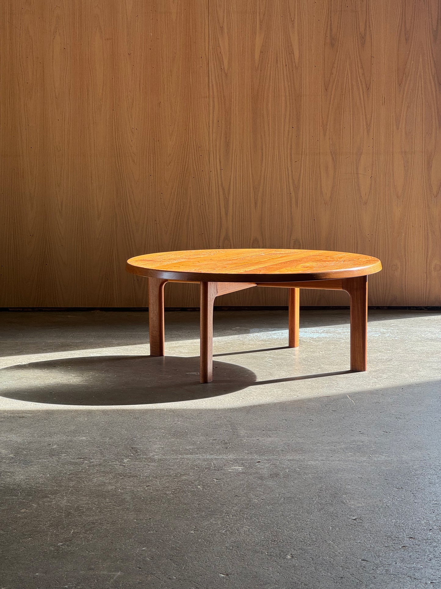 1960s Danish coffee table by Niels Bach in solid teak