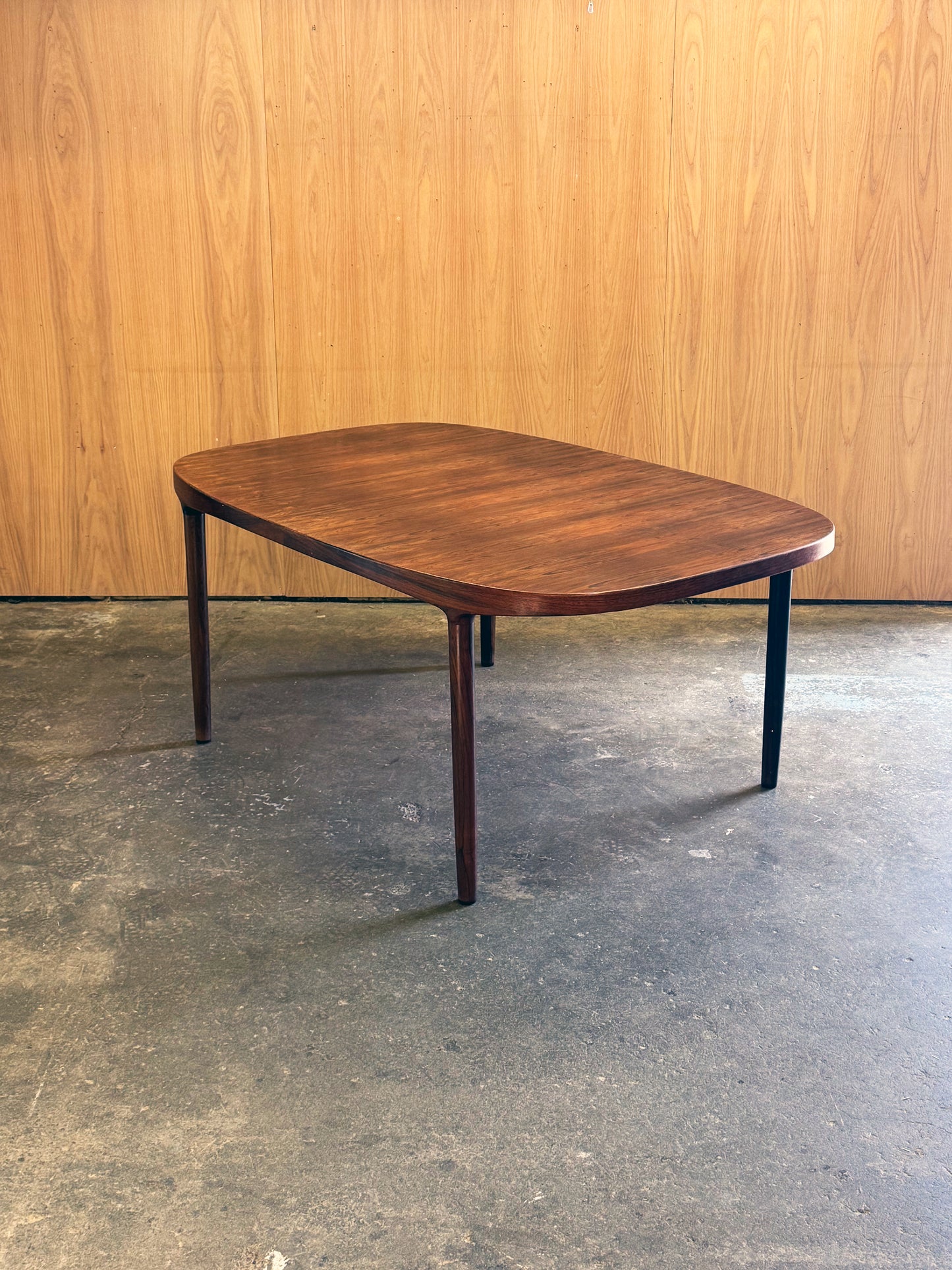 1960s Extending Dining Table by Harry Østergaard for Randers Møbelfabrik in rosewood