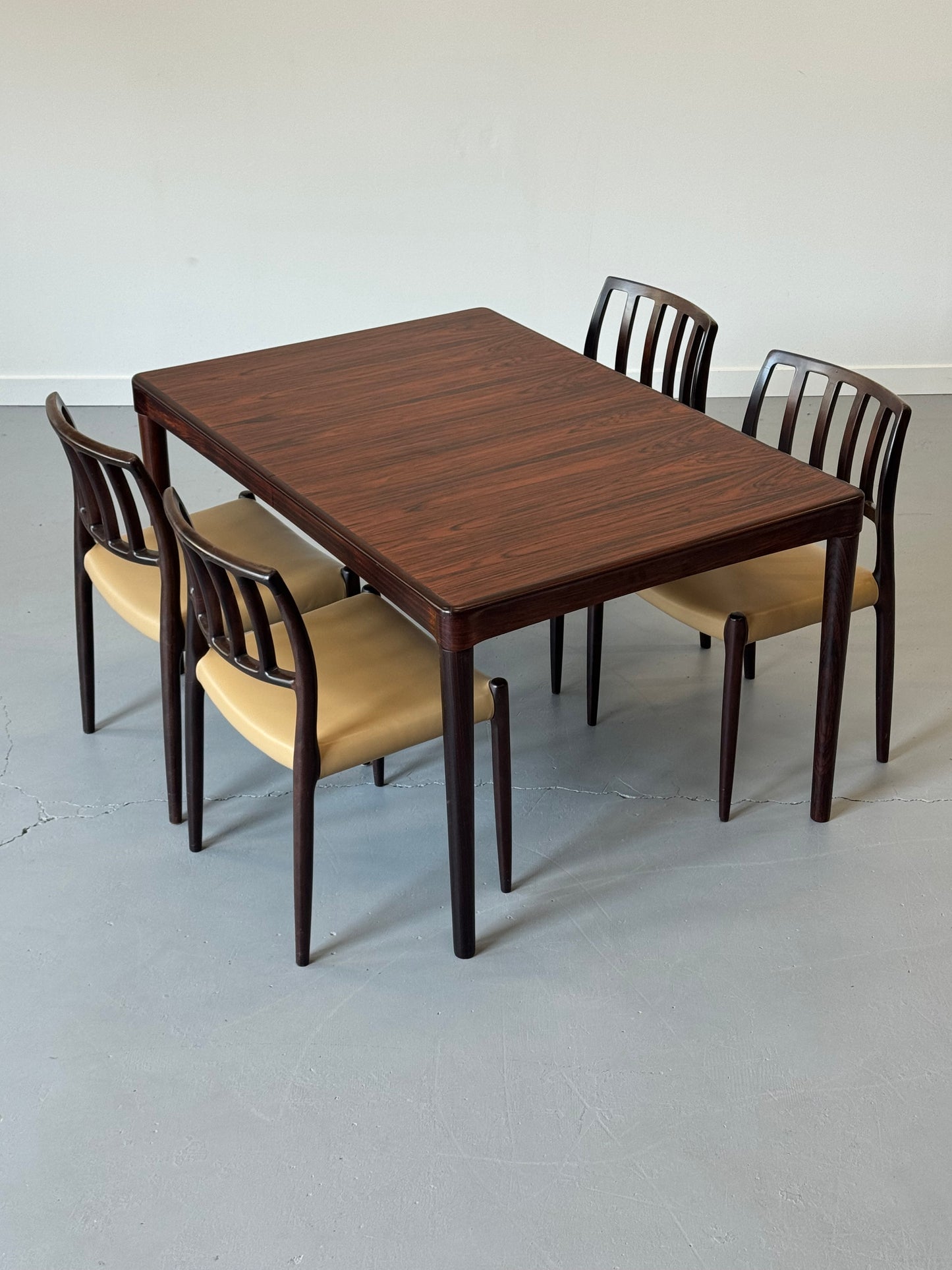 1960s H.W. Klein Extendable Dining Table for Bramin in Rosewood