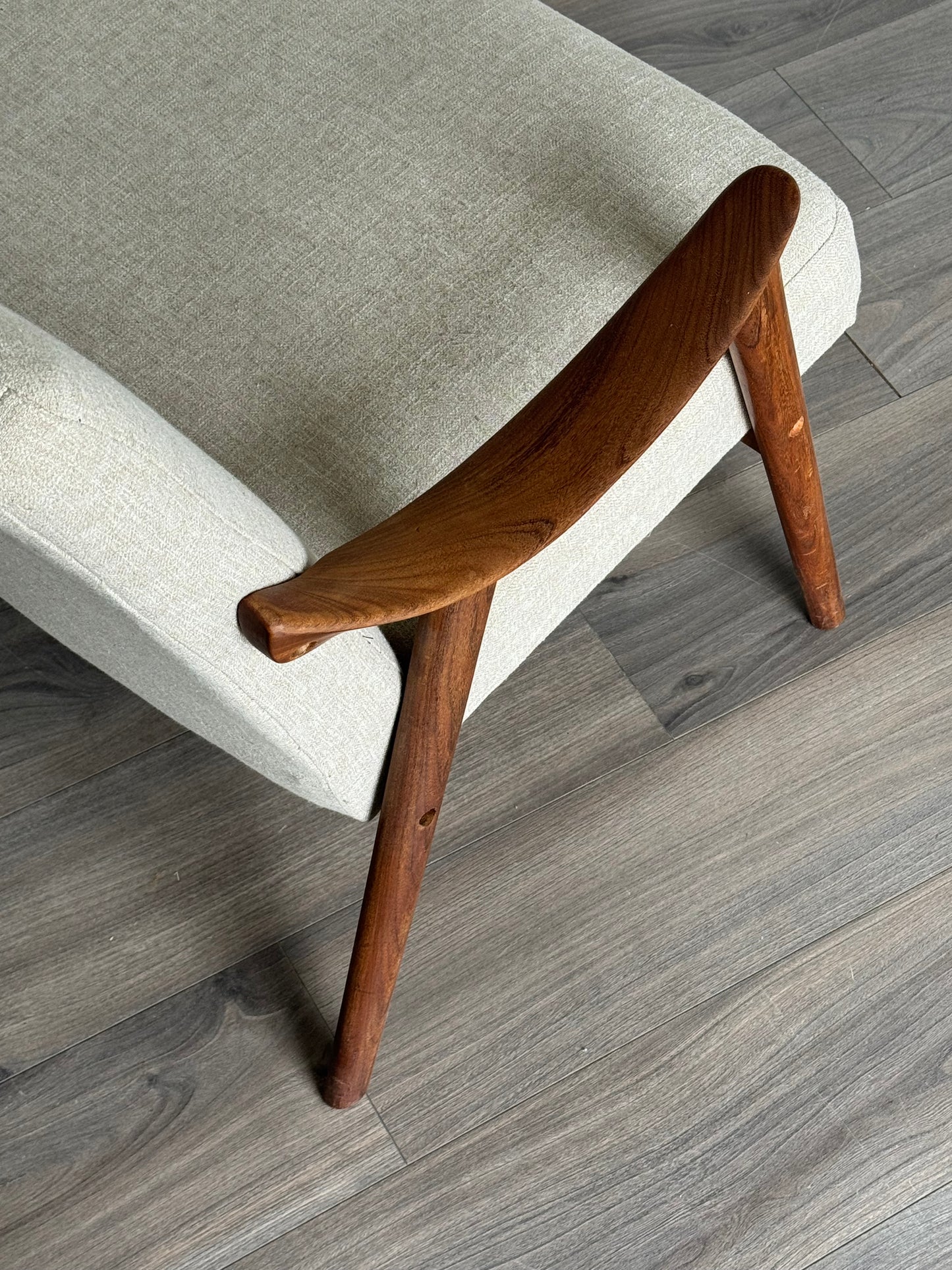 1960s Klarinett Loveseat by Adolf Relling & Rolf Rastad for Gustav Bahus in Solid Teak