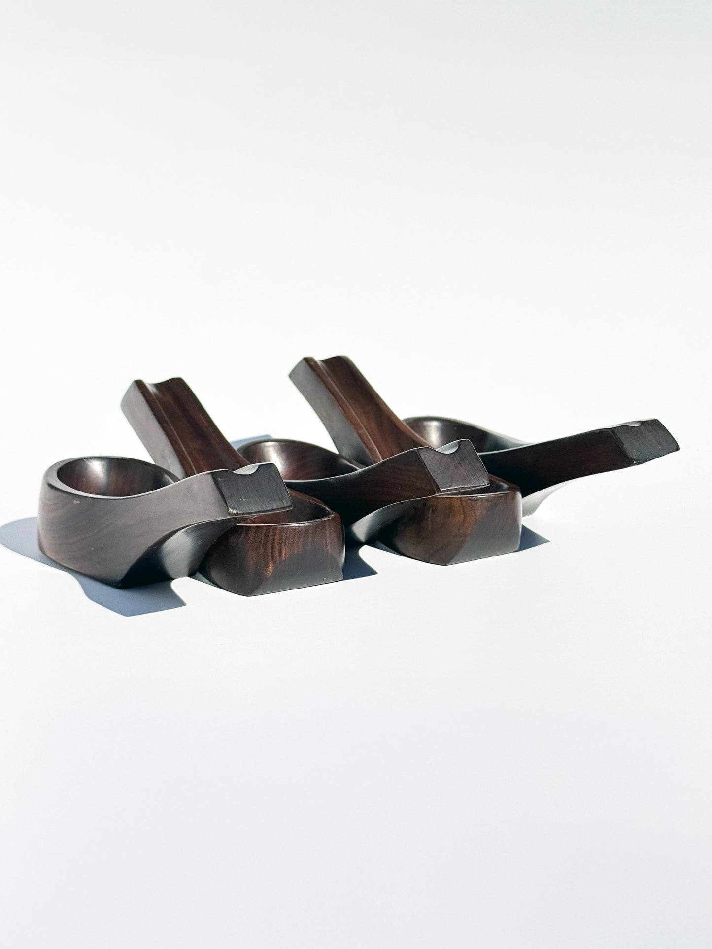 1960s Pipe Stand by Jean Gillon for WoodArt in solid rosewood