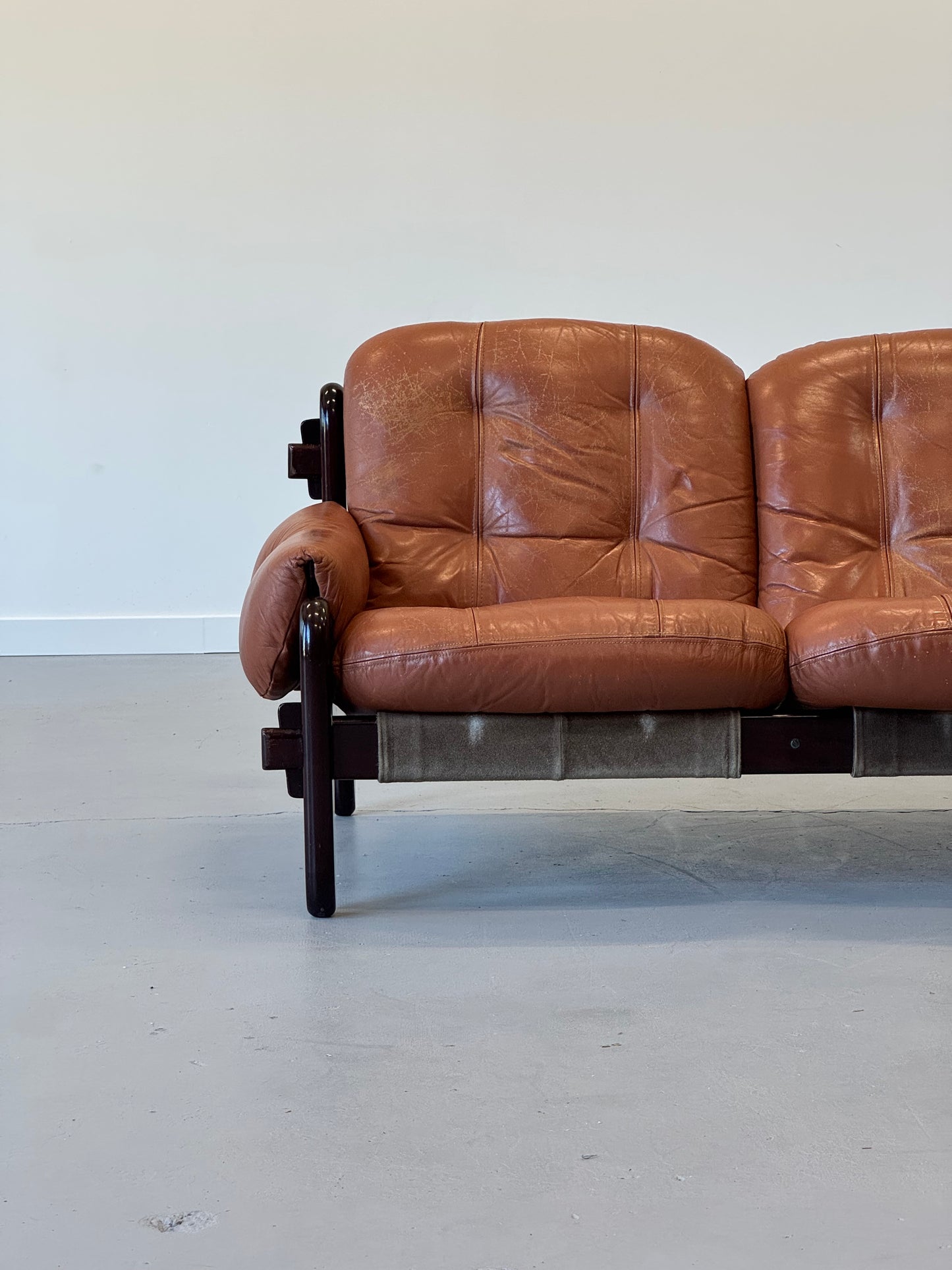 1970s Sofa by Jean Gillon for Probel, completely original.