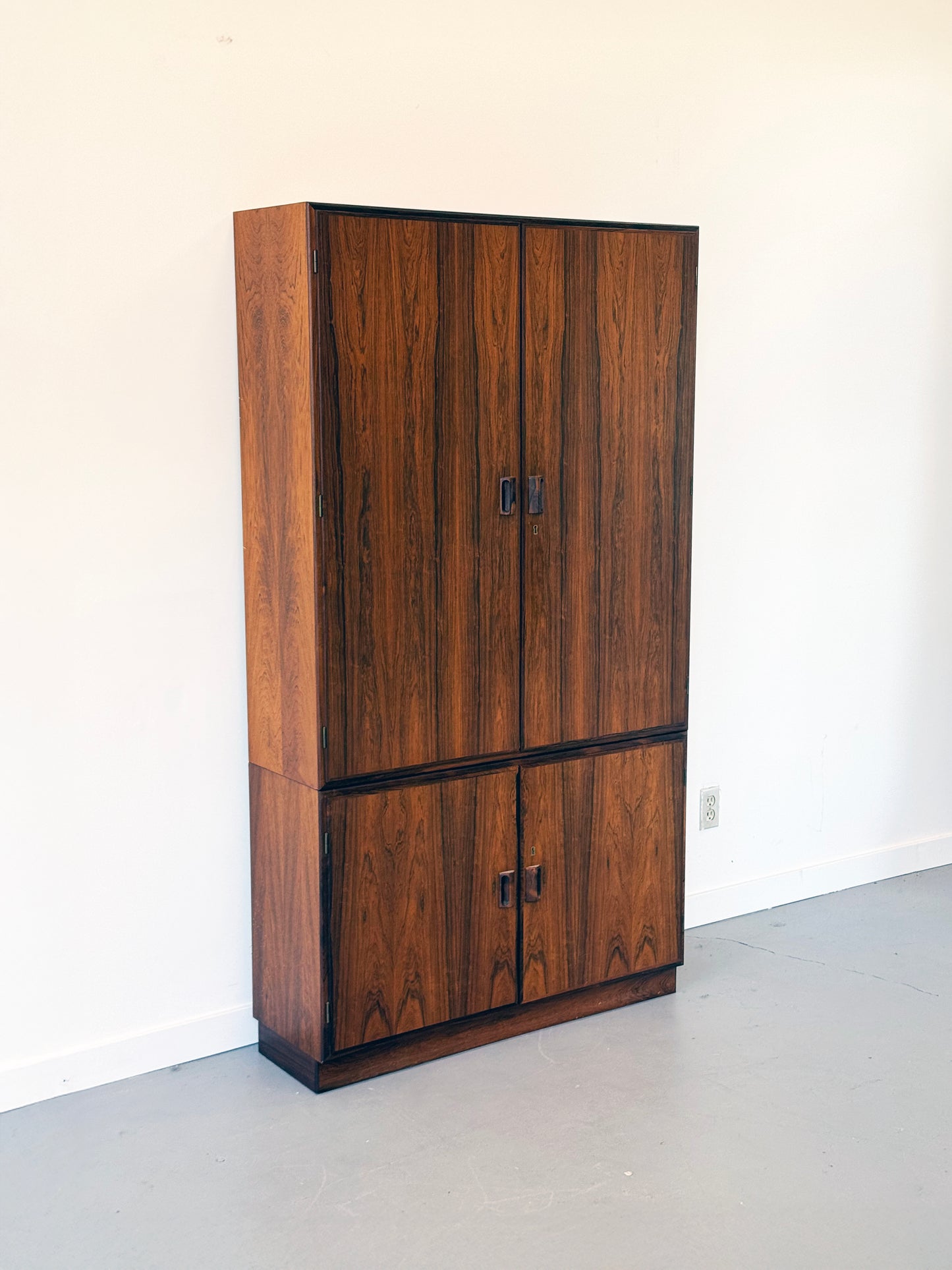 1960s Modular Cabinet by Børge Mogensen for Søborg Møbelfabrik in rosewood