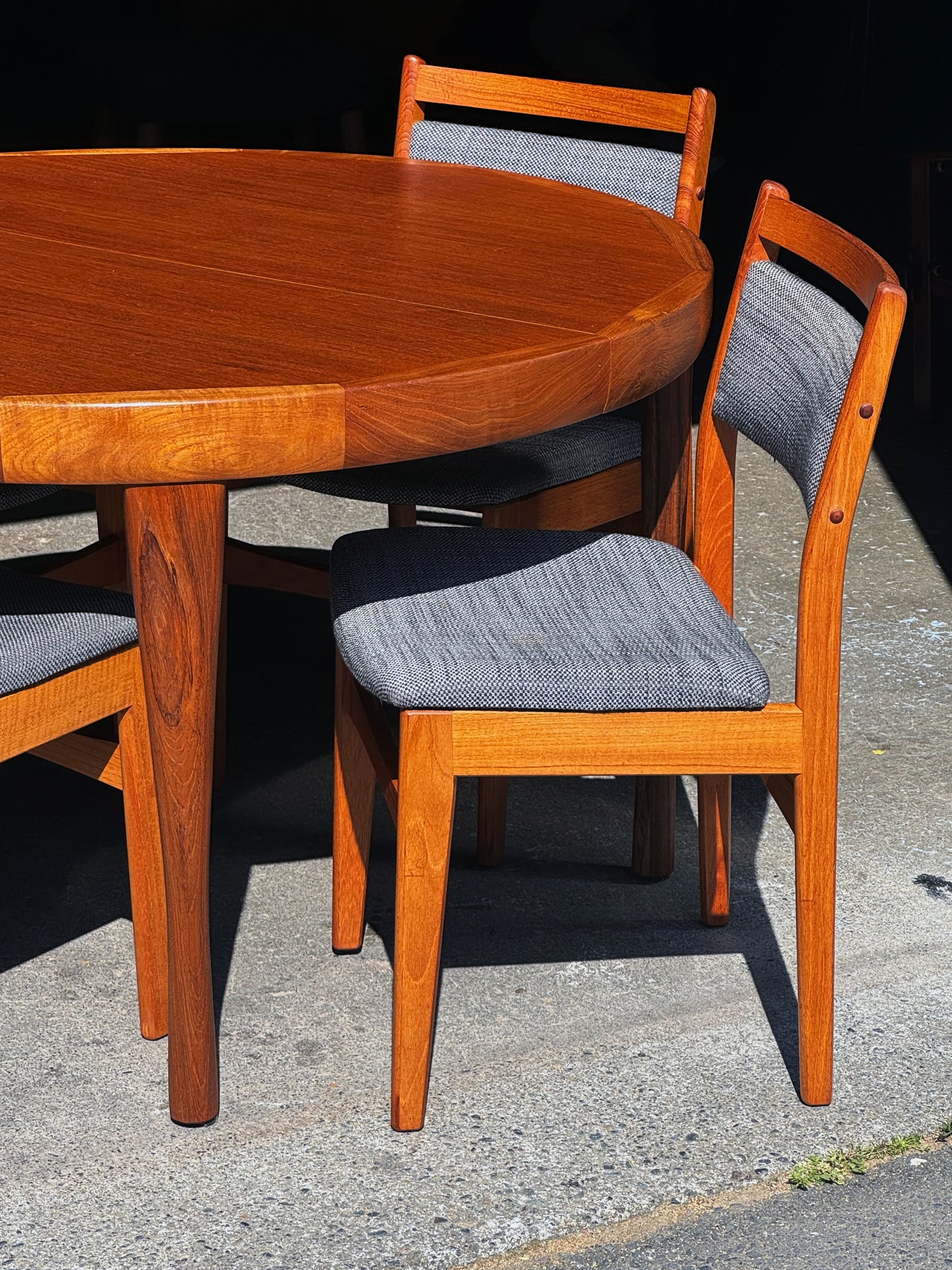 1960s Dining Chairs by Nordic Furniture in teak
