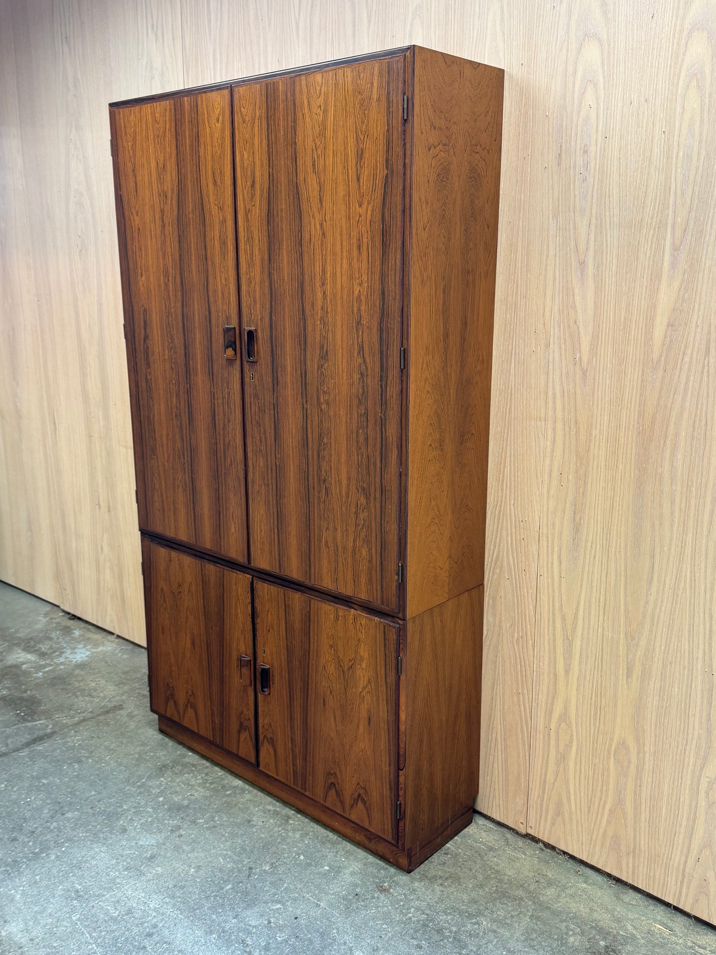 1960s Modular Cabinet by Børge Mogensen for Søborg Møbelfabrik in rosewood