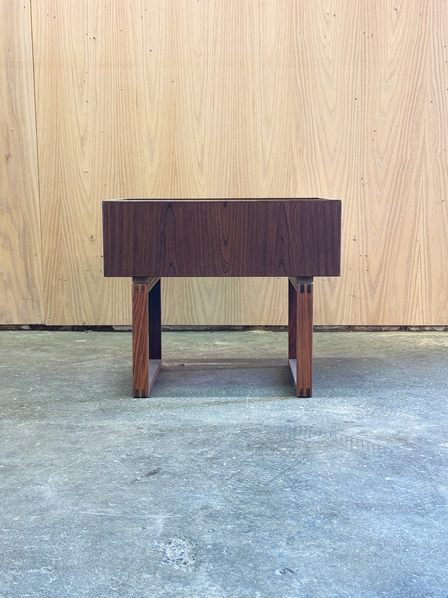 1960s Planter Table by Kai Kristiansen for Salin Mobler in teak and rosewood