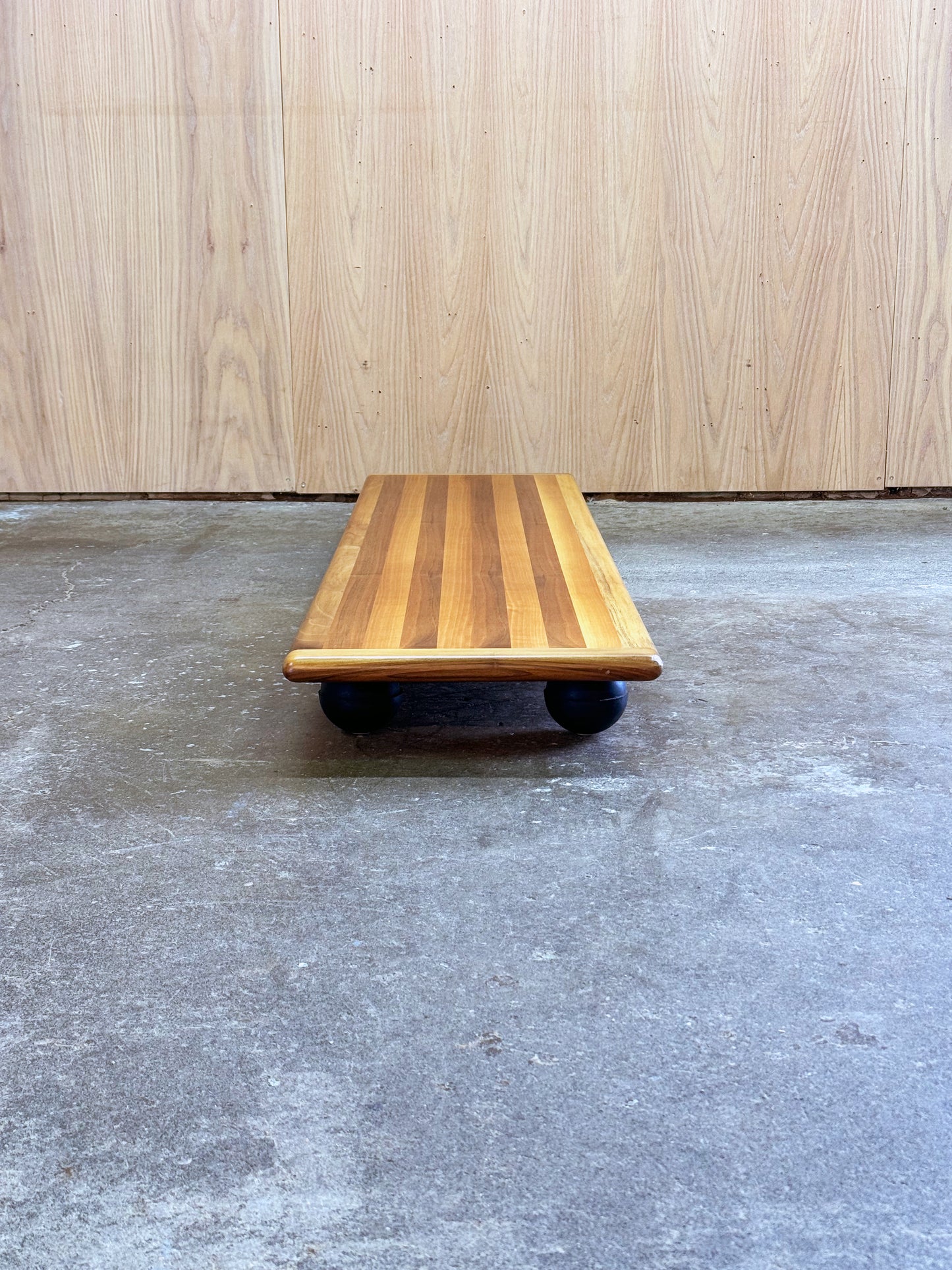 1970s Pianura coffee table rectangular by Mario Bellini for Cassina in Italian walnut