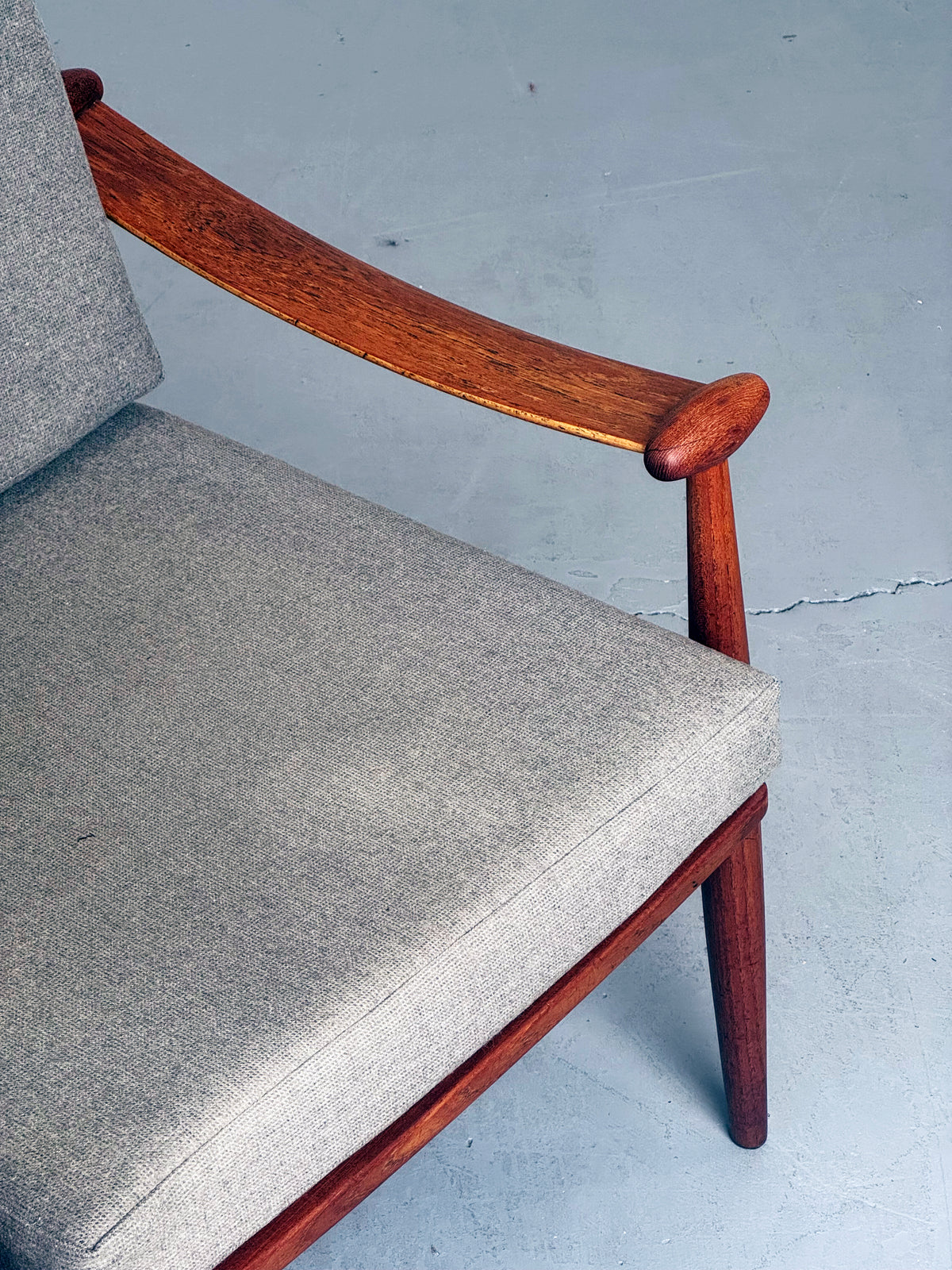 1950s Finn Juhl FD 133 “Spade Chair” for France & Daverkosen in Teak.