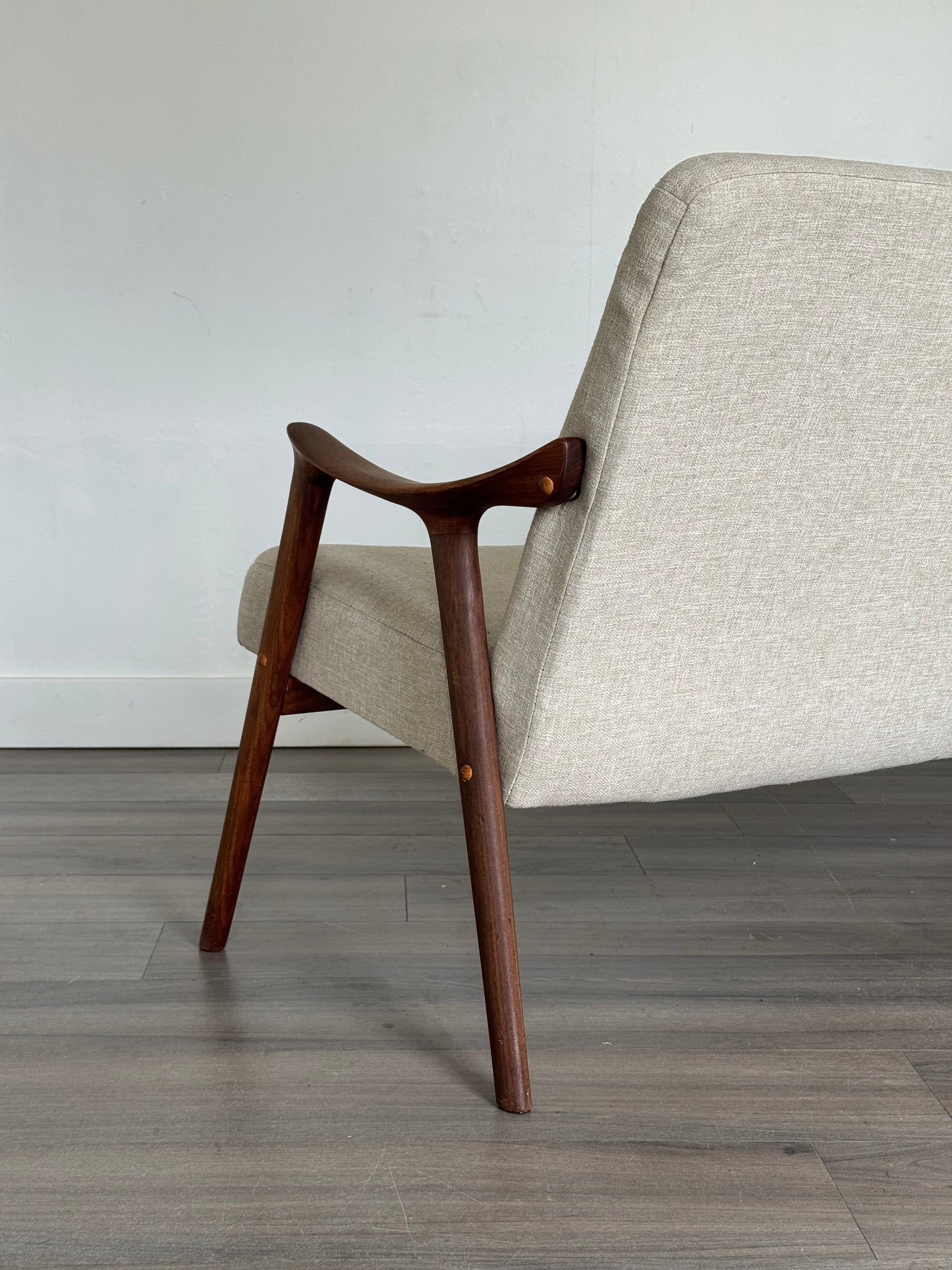 1960s Klarinett Loveseat by Adolf Relling & Rolf Rastad for Gustav Bahus in Solid Teak