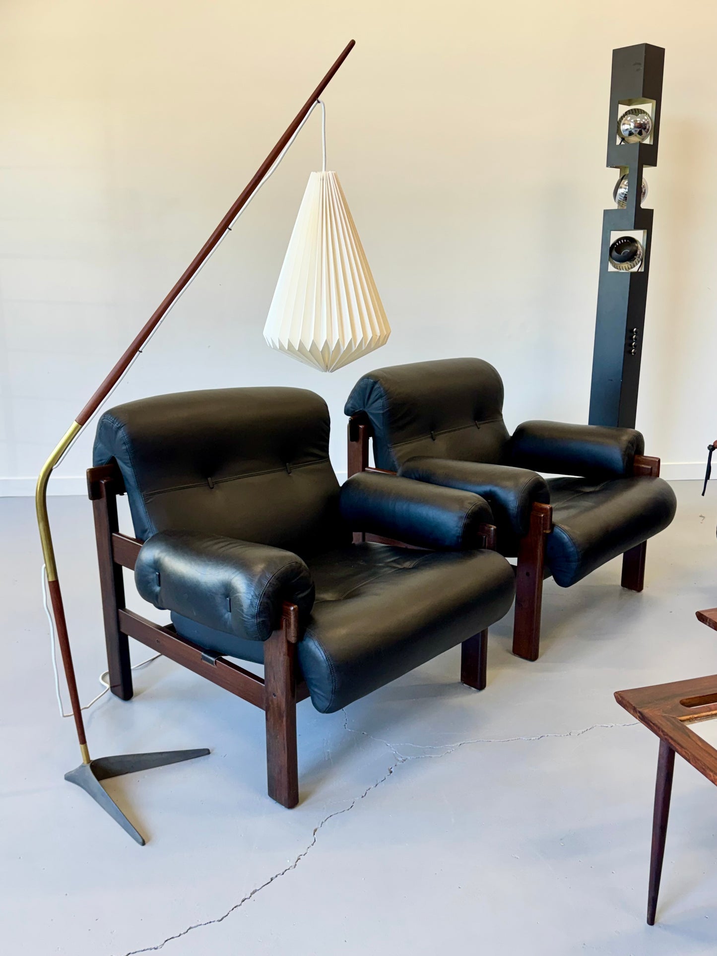 1970s Copa Lounge Chairs by Jean Gillon for Italma in Solid Imbuia