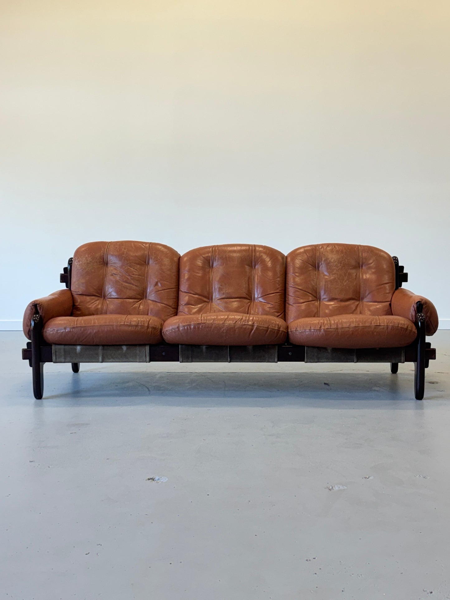 1970s Sofa by Jean Gillon for Probel, completely original.