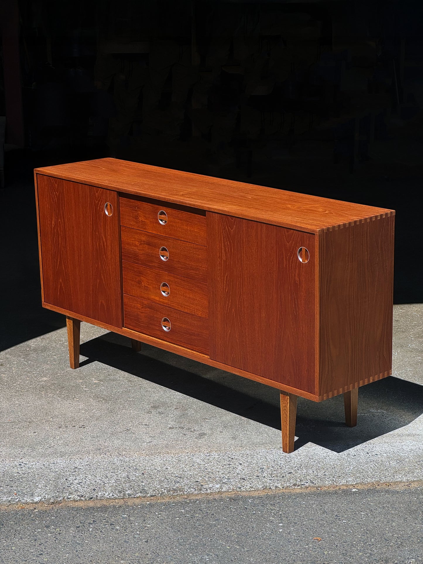 1960s Credenza by Bräntorps Industrier in teak