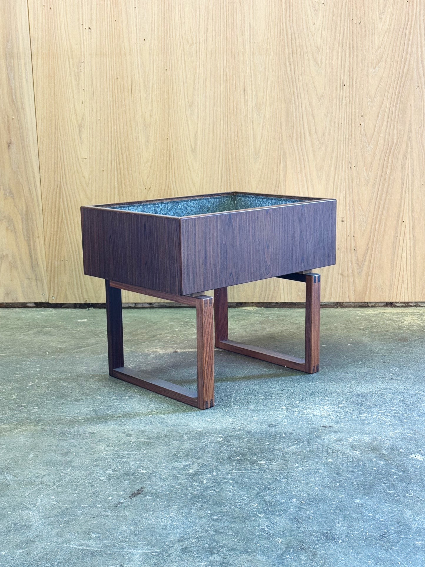 1960s Planter Table by Kai Kristiansen for Salin Mobler in teak and rosewood