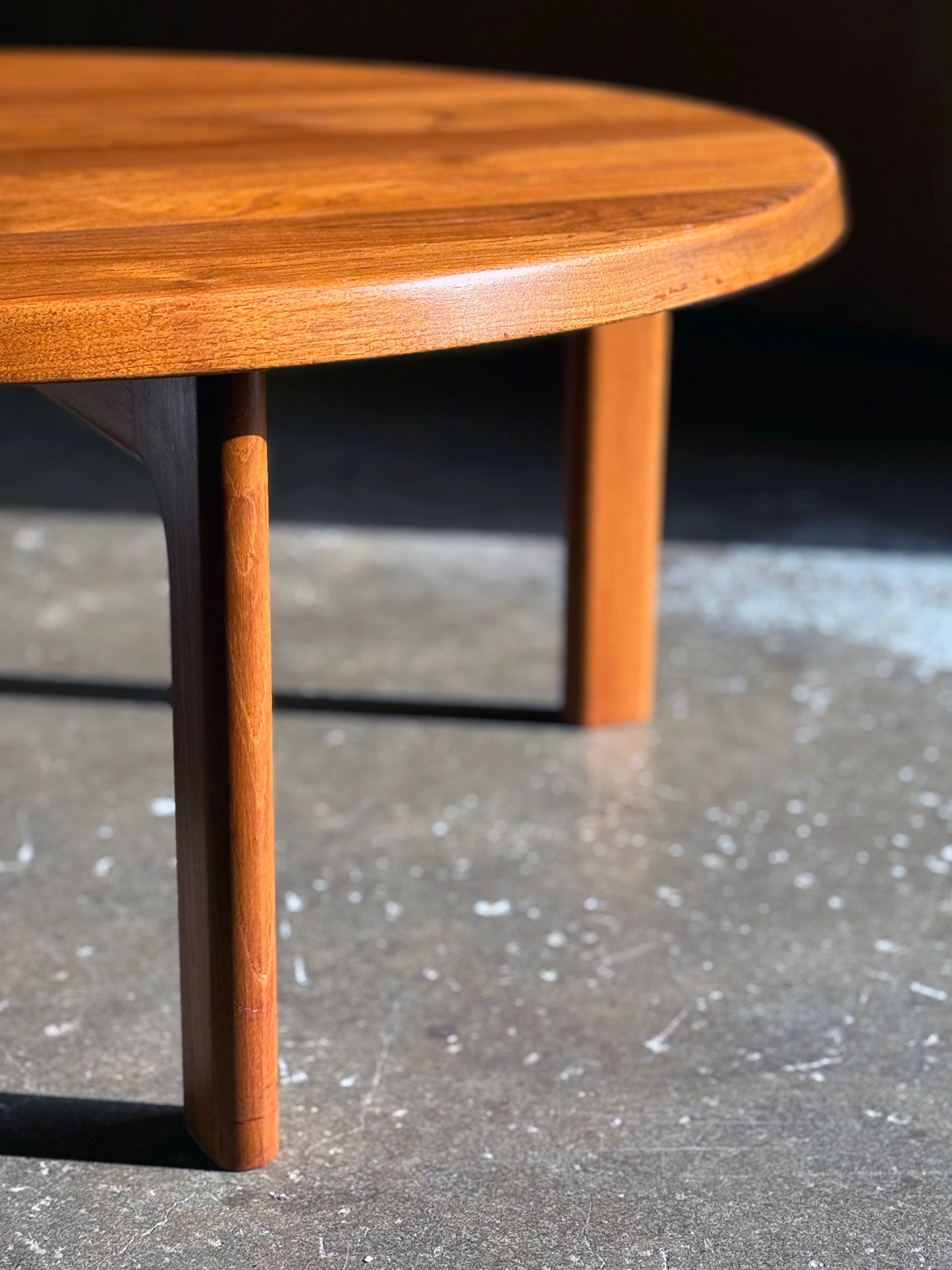 1960s Danish coffee table by Niels Bach in solid teak