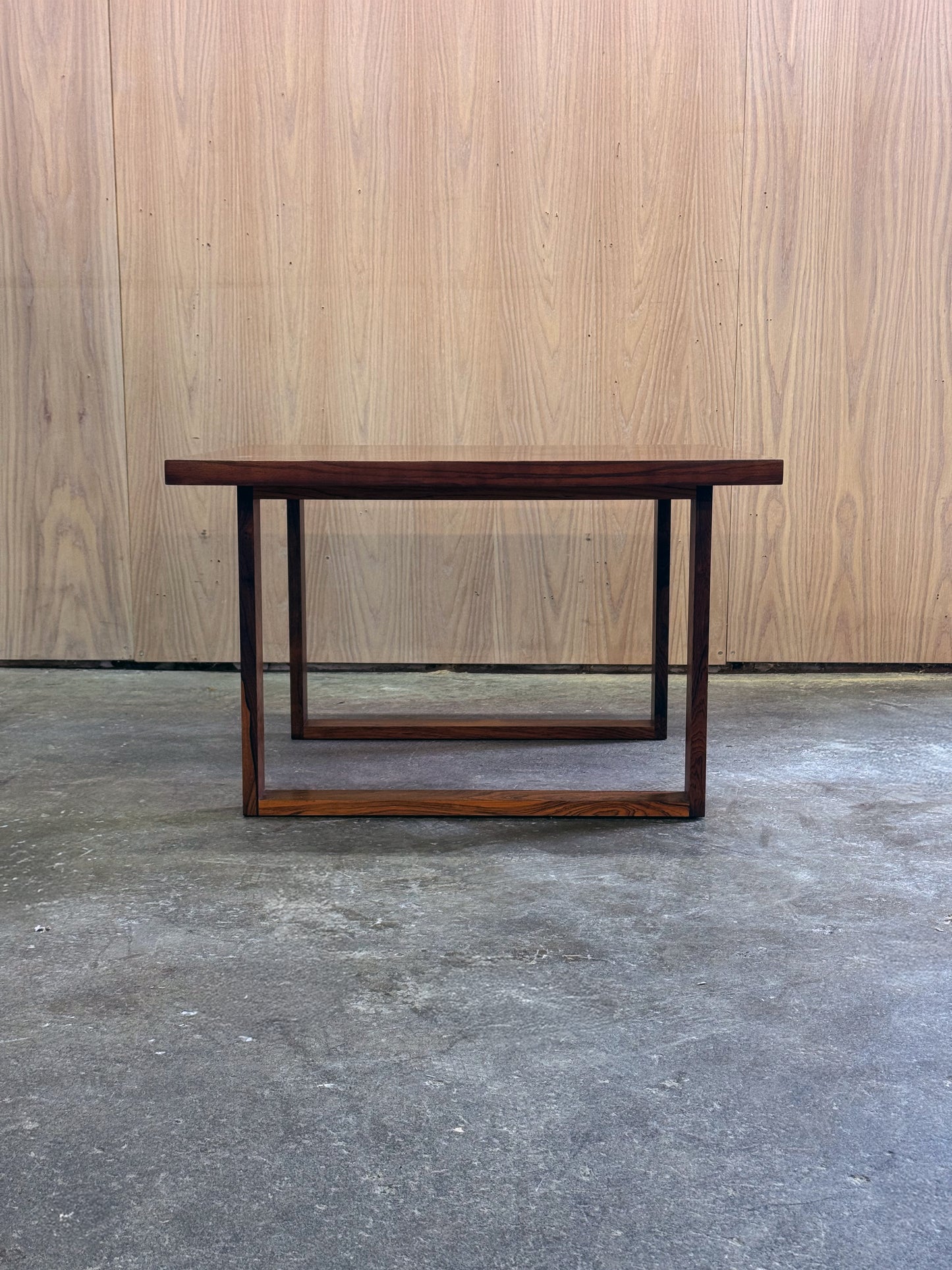 1960s Parquetry Coffee Table Square by Poul Cadovius for France and Son in rosewood