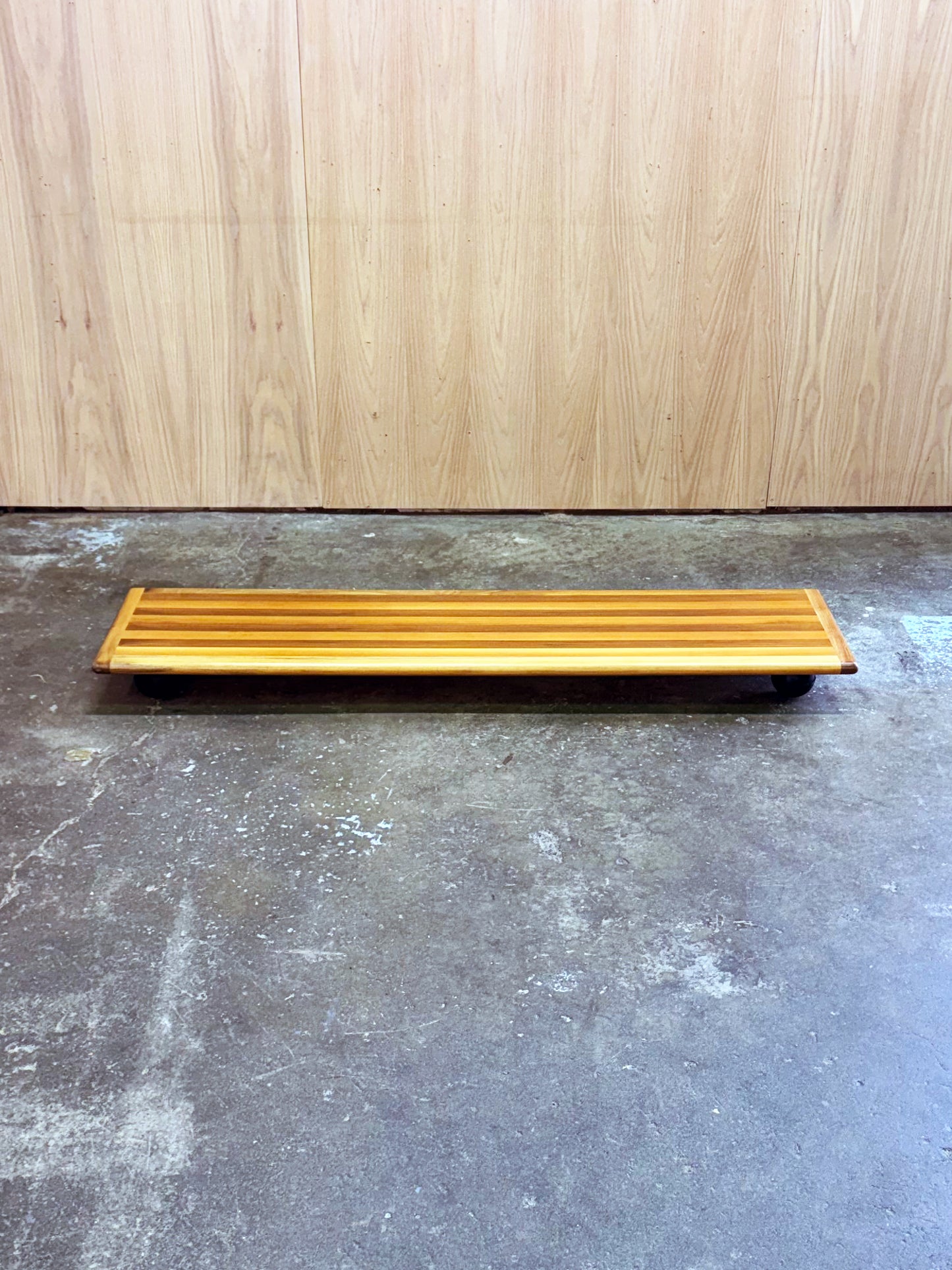 1970s Pianura coffee table rectangular by Mario Bellini for Cassina in Italian walnut