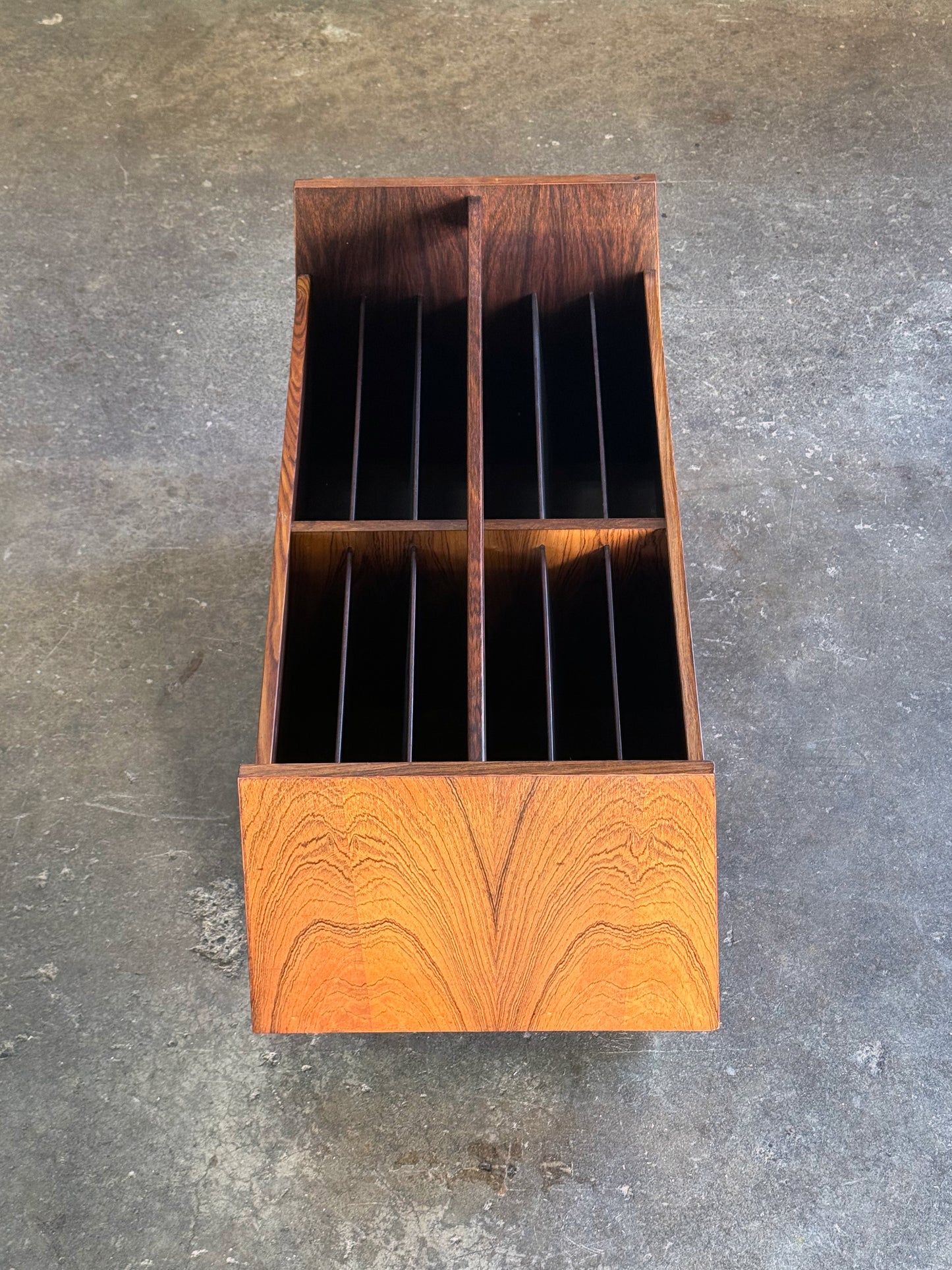1960s Scala Magazine Rack by Rolf Hesland for Bruksbo in rosewood