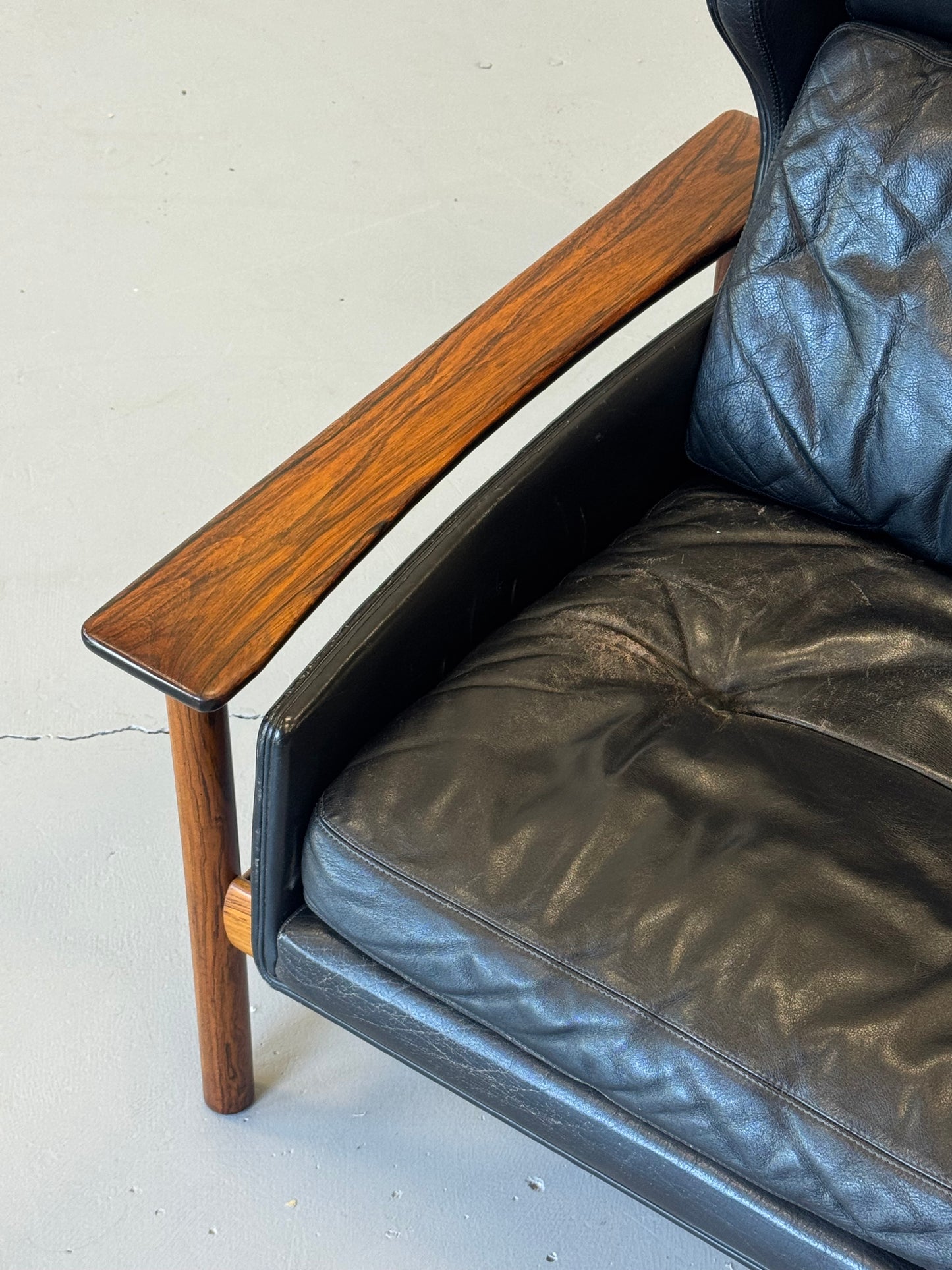 1960s Model 7001H Lounge Chair by Sven Ivar Dysthe for Dokka Møbler