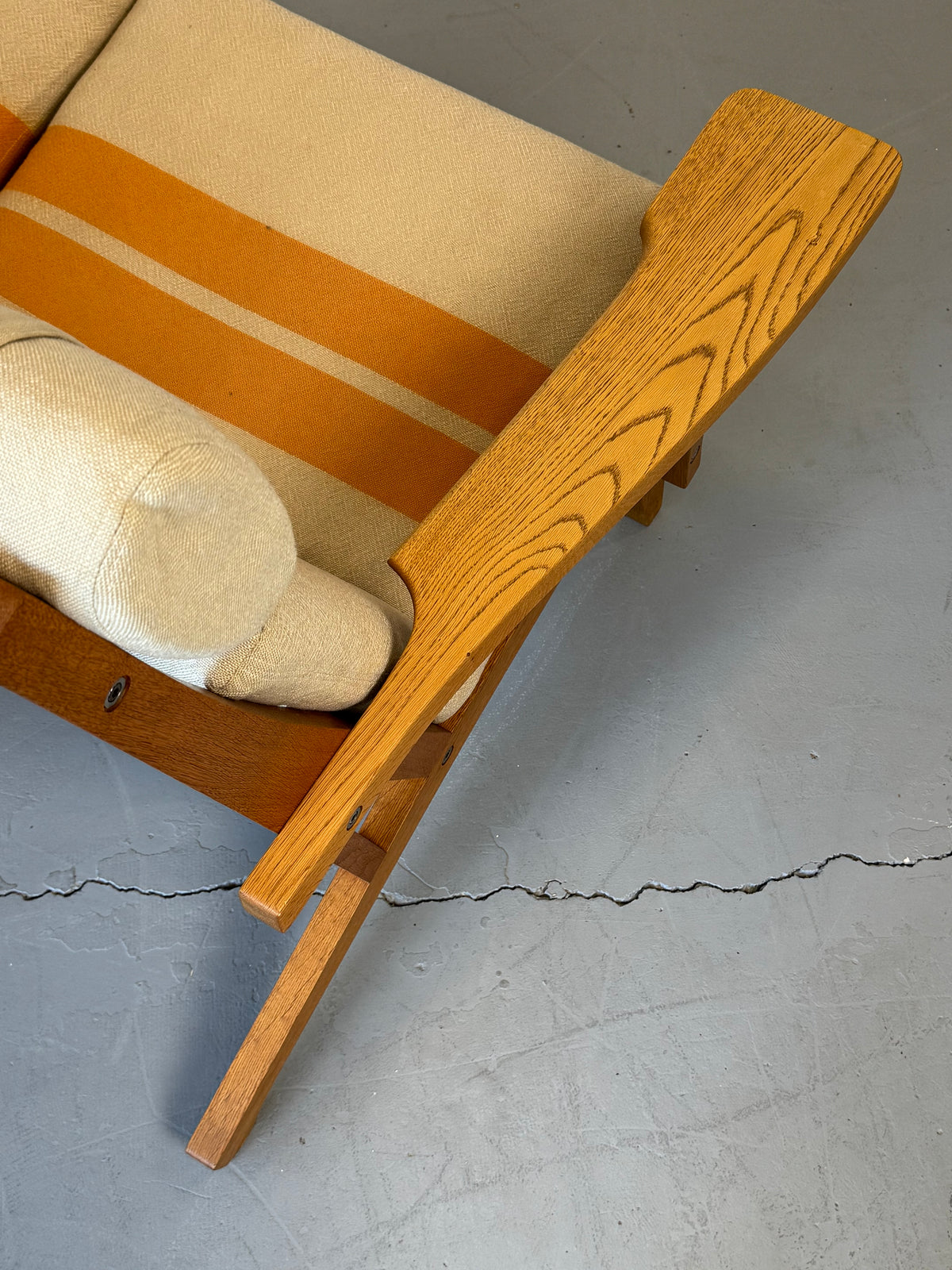 1960s GE-375 Modular Seating System by Hans J. Wegner for Getama in oak.