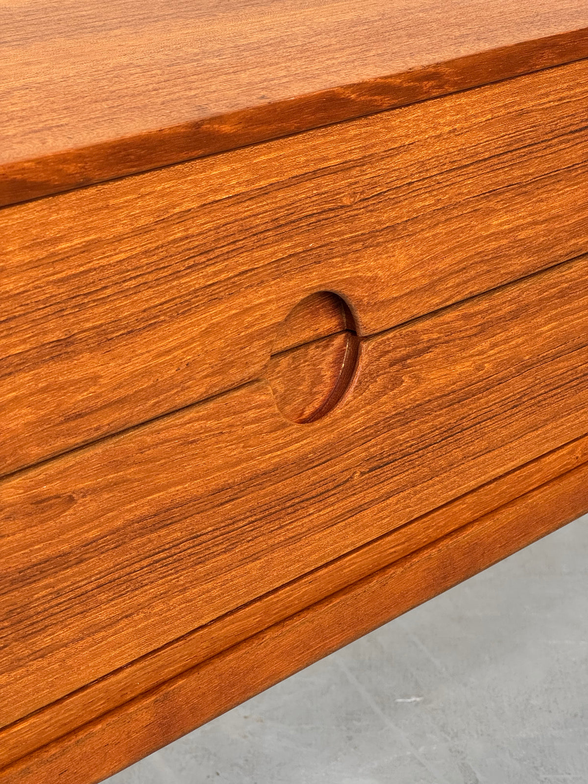 1960s Danish Teak Model 394 Credenza Console by Aksel Kjersgaard