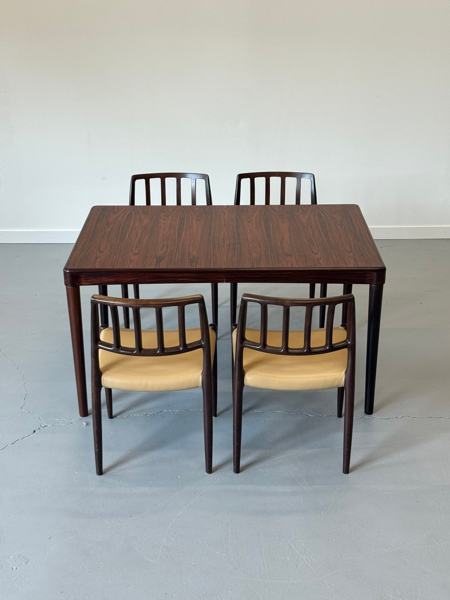 1960s H.W. Klein Extendable Dining Table for Bramin in Rosewood