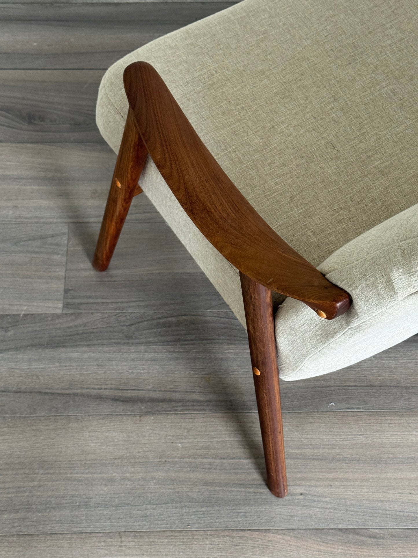 1960s Klarinett Loveseat by Adolf Relling & Rolf Rastad for Gustav Bahus in Solid Teak